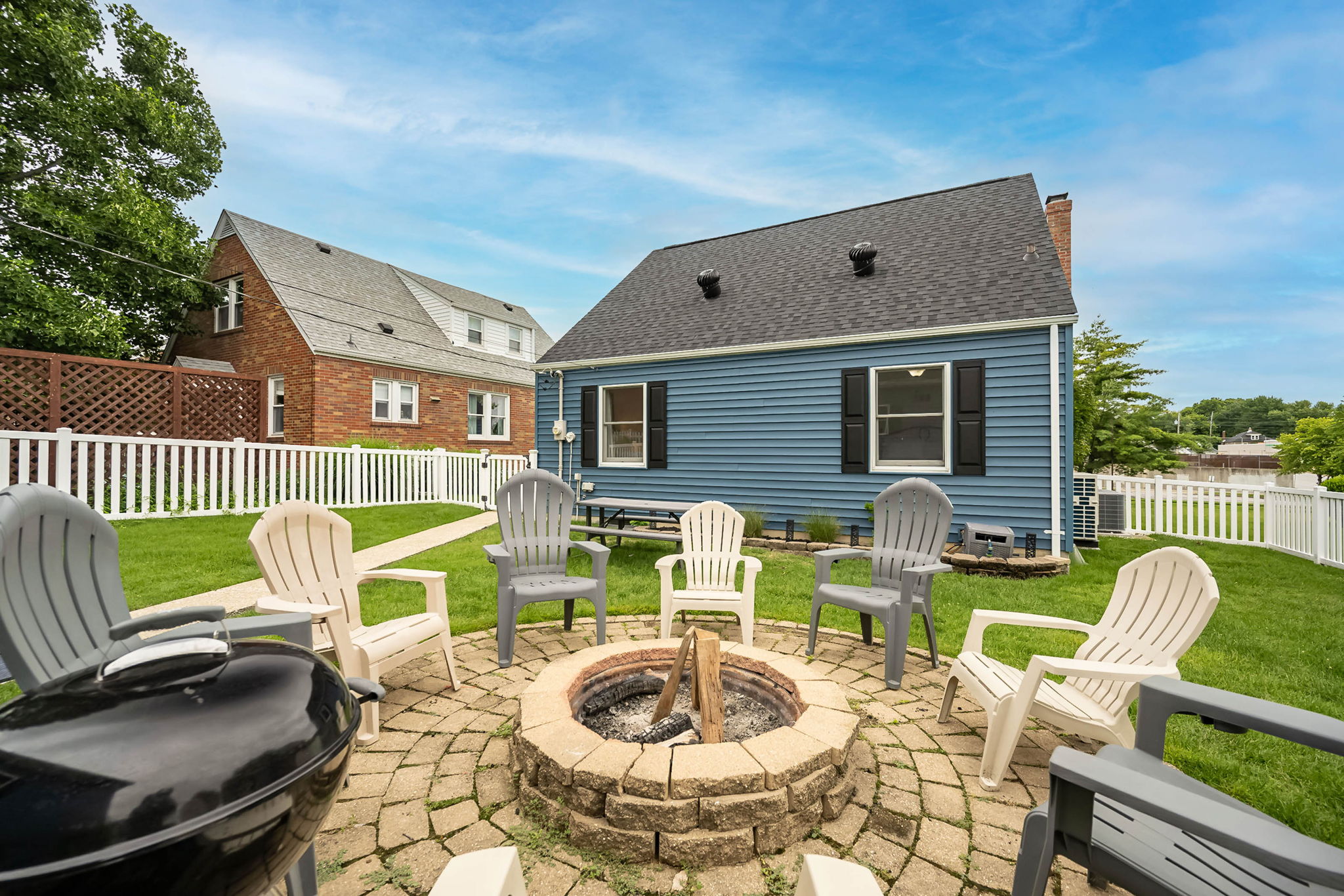 Gather around the fire pit for s'mores and evening conversations.