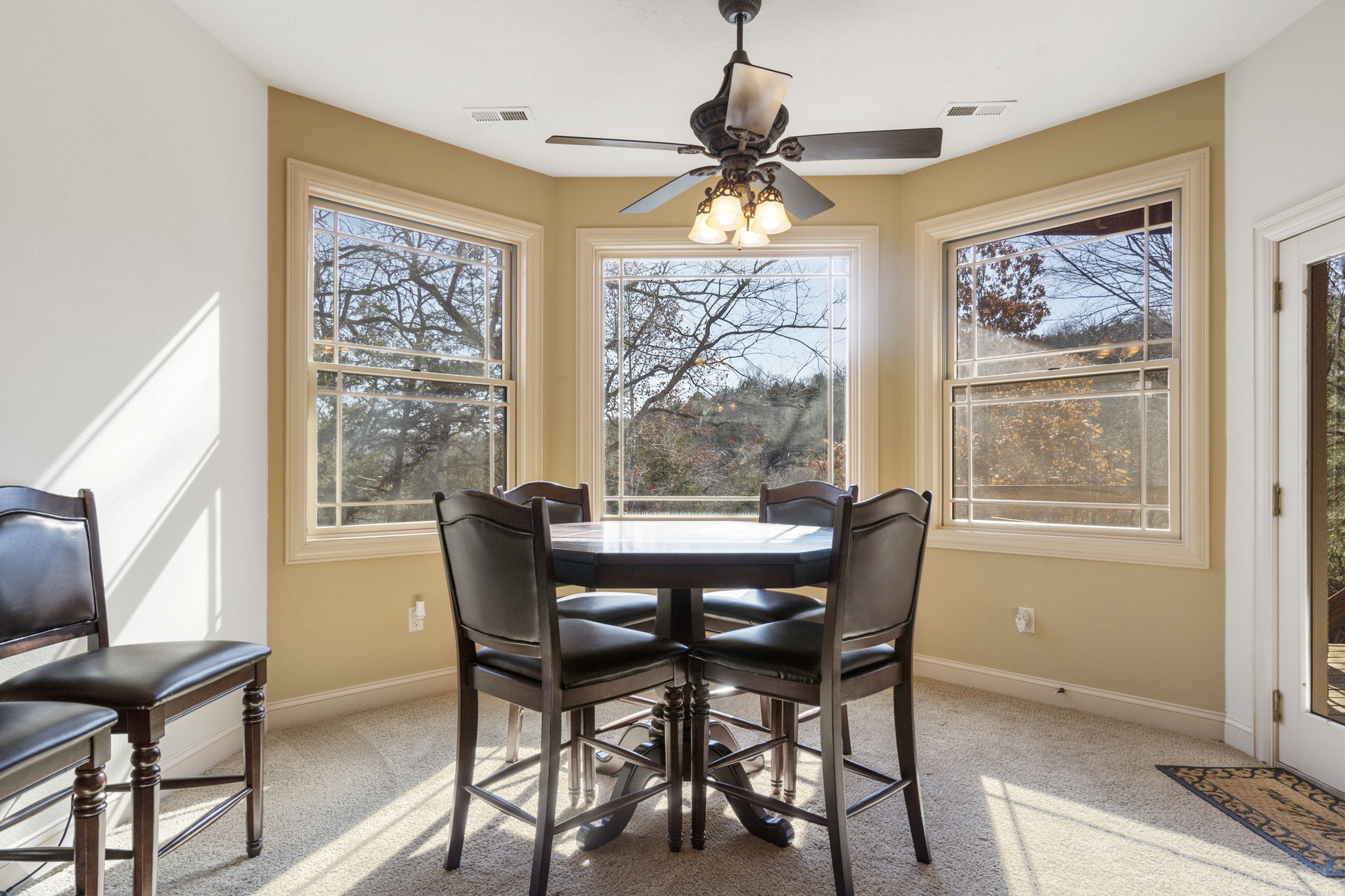 Lower level breakfast nook