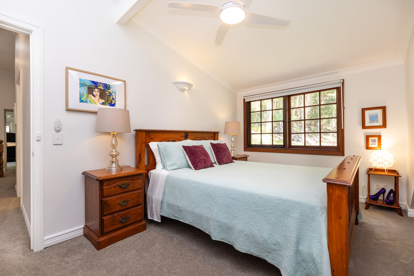 Travel Room with Queen Bed - with remote control fan 