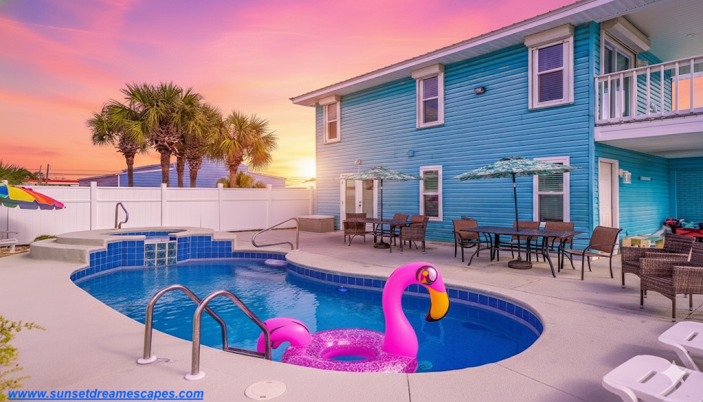 Welcome to Ocean Street Hideaway, a cottage-style home conveniently located steps away from the sugar-sand beaches of the Floria gulf coast. Relax or play in your backyard private pool. 