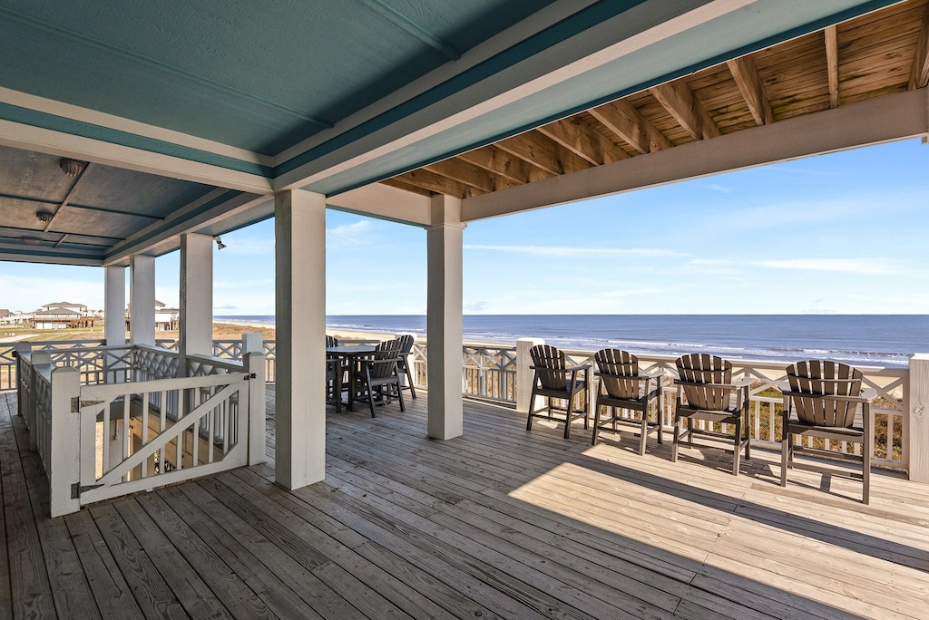 The outdoor amenities are just as spectacular, with such a large deck.