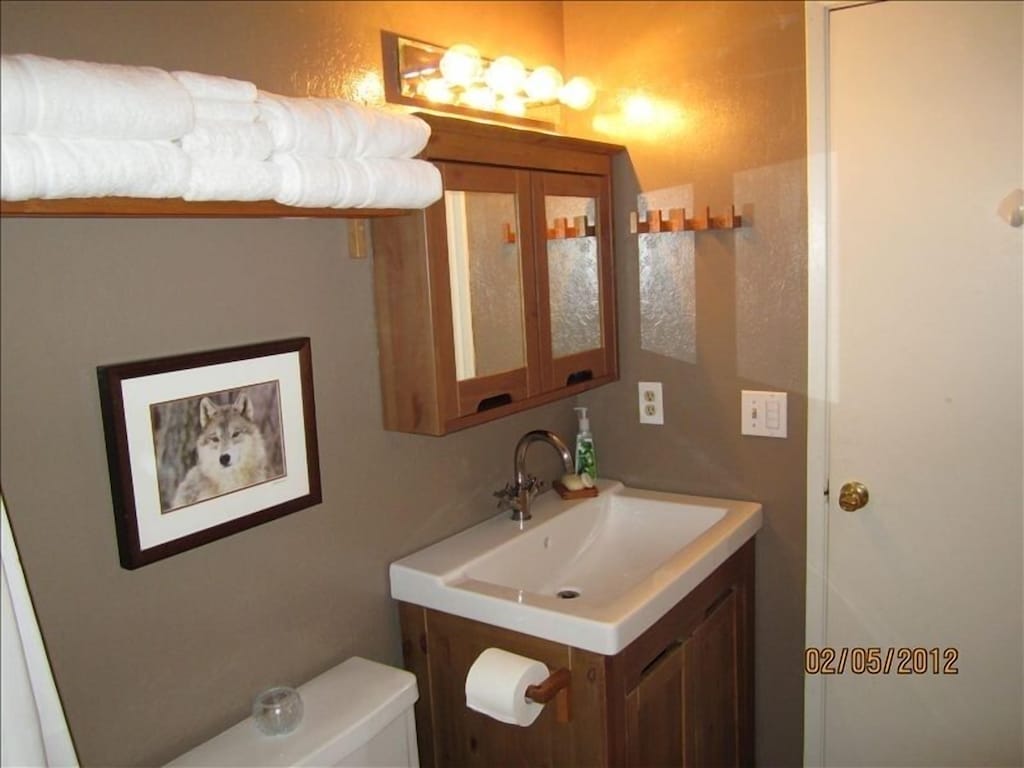 Full Bath with a shower and a tub.