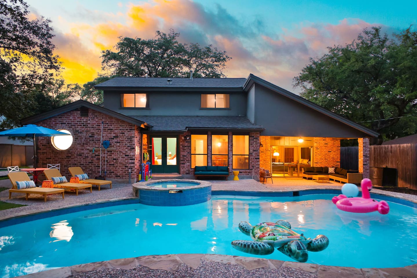  A welcoming home base after a day of exploring.