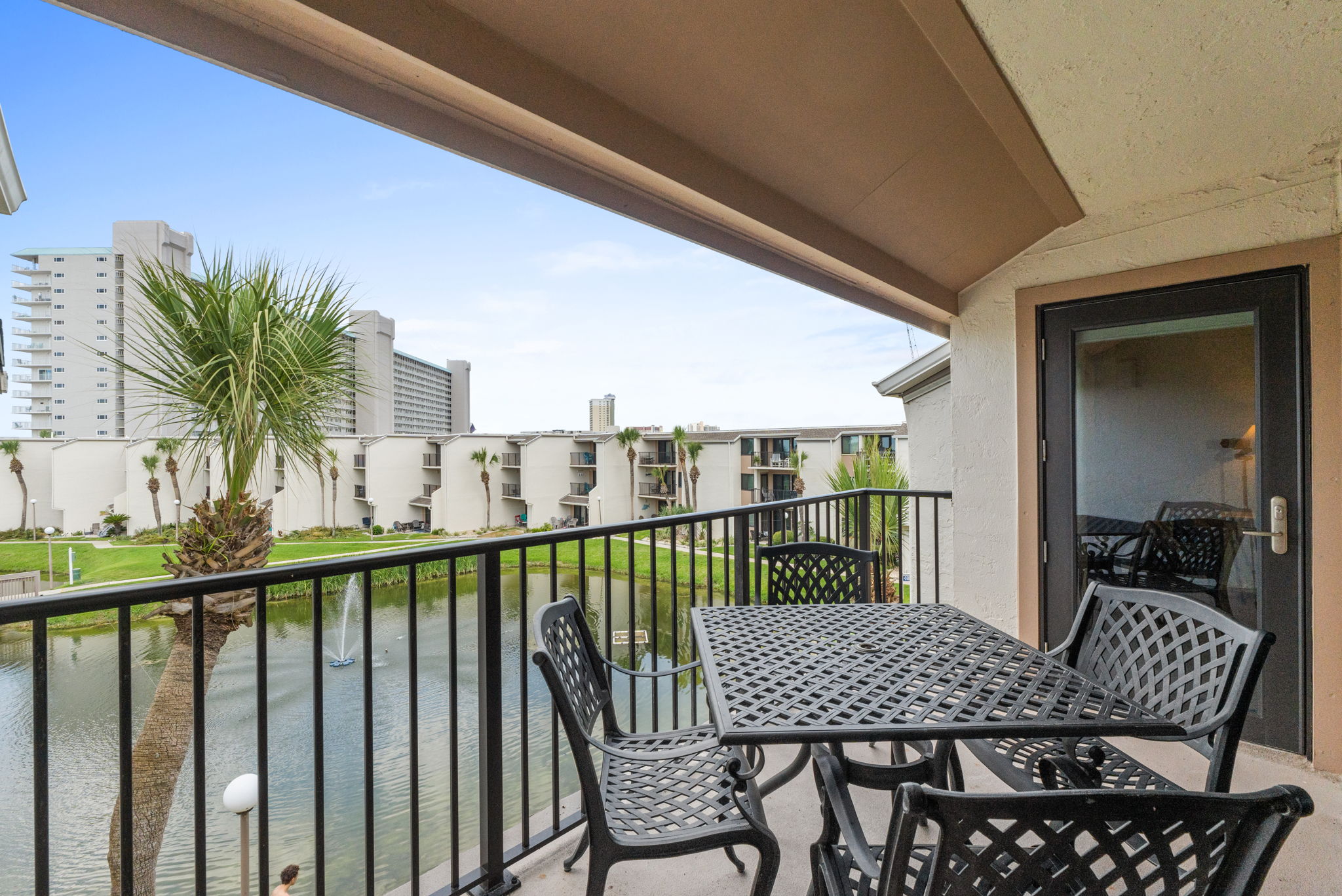 Balcony with Outdoor Seating with Door to Master Bedroom
