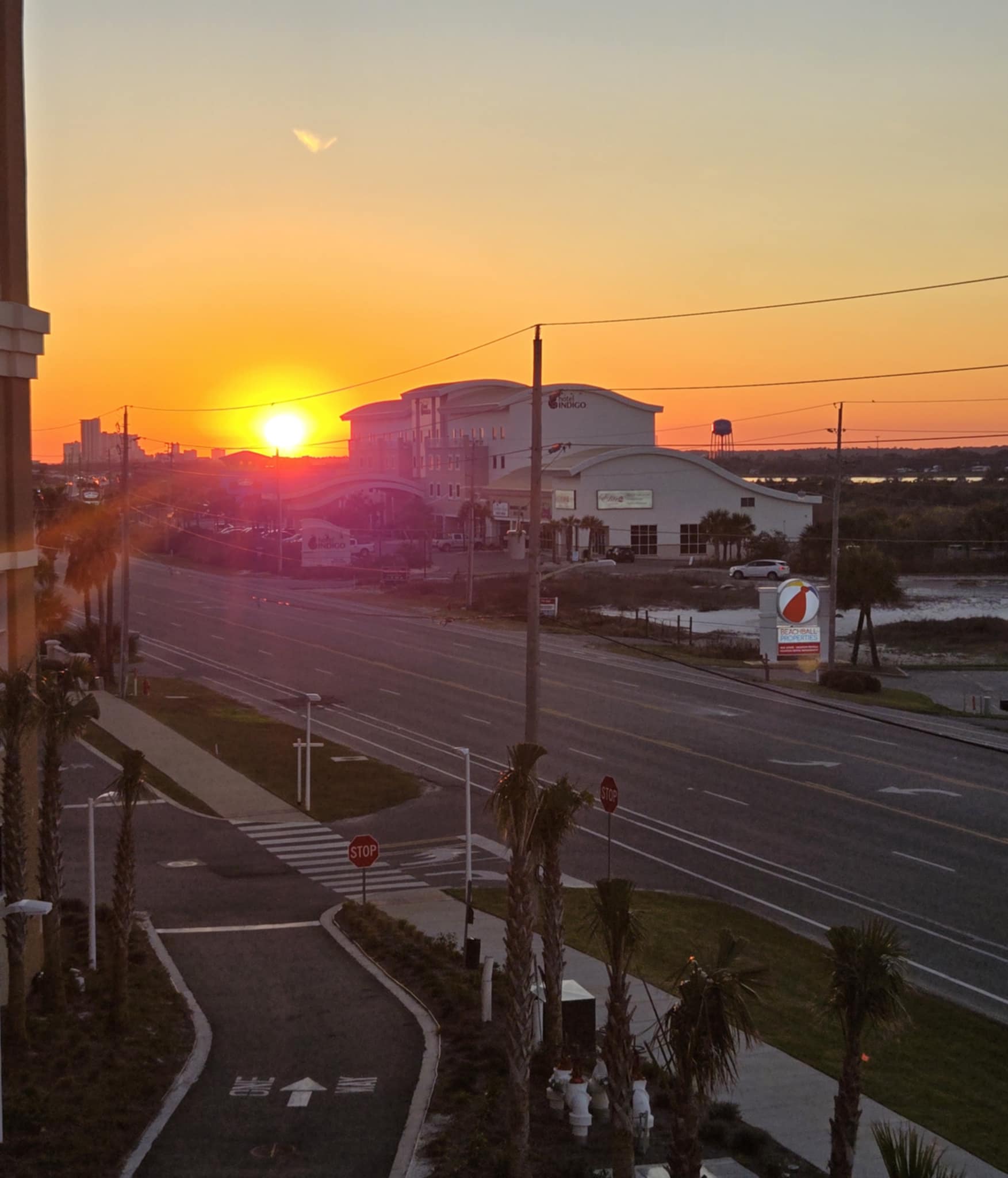 Sunset from the Balcony