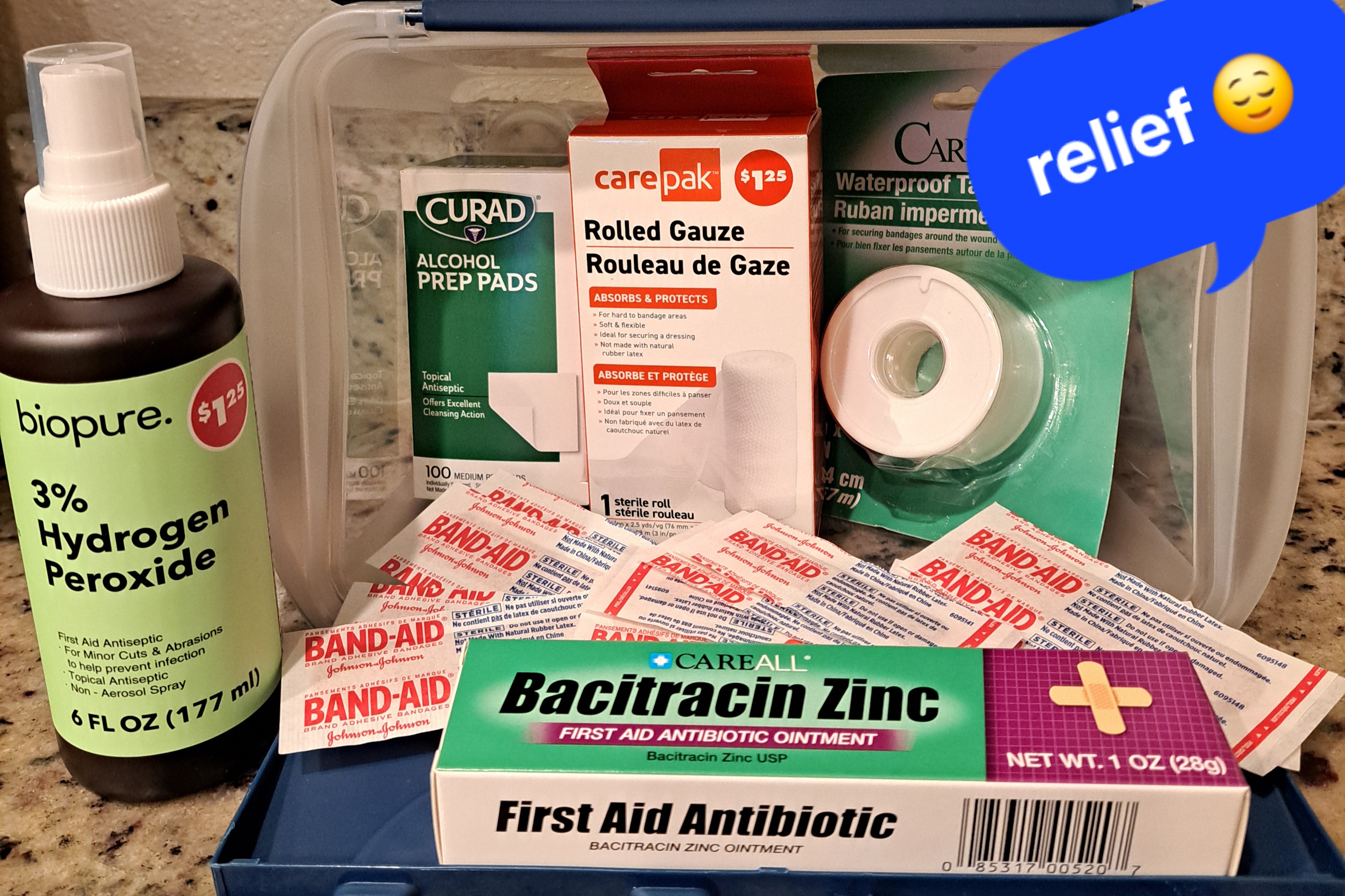 Basic first aid kit