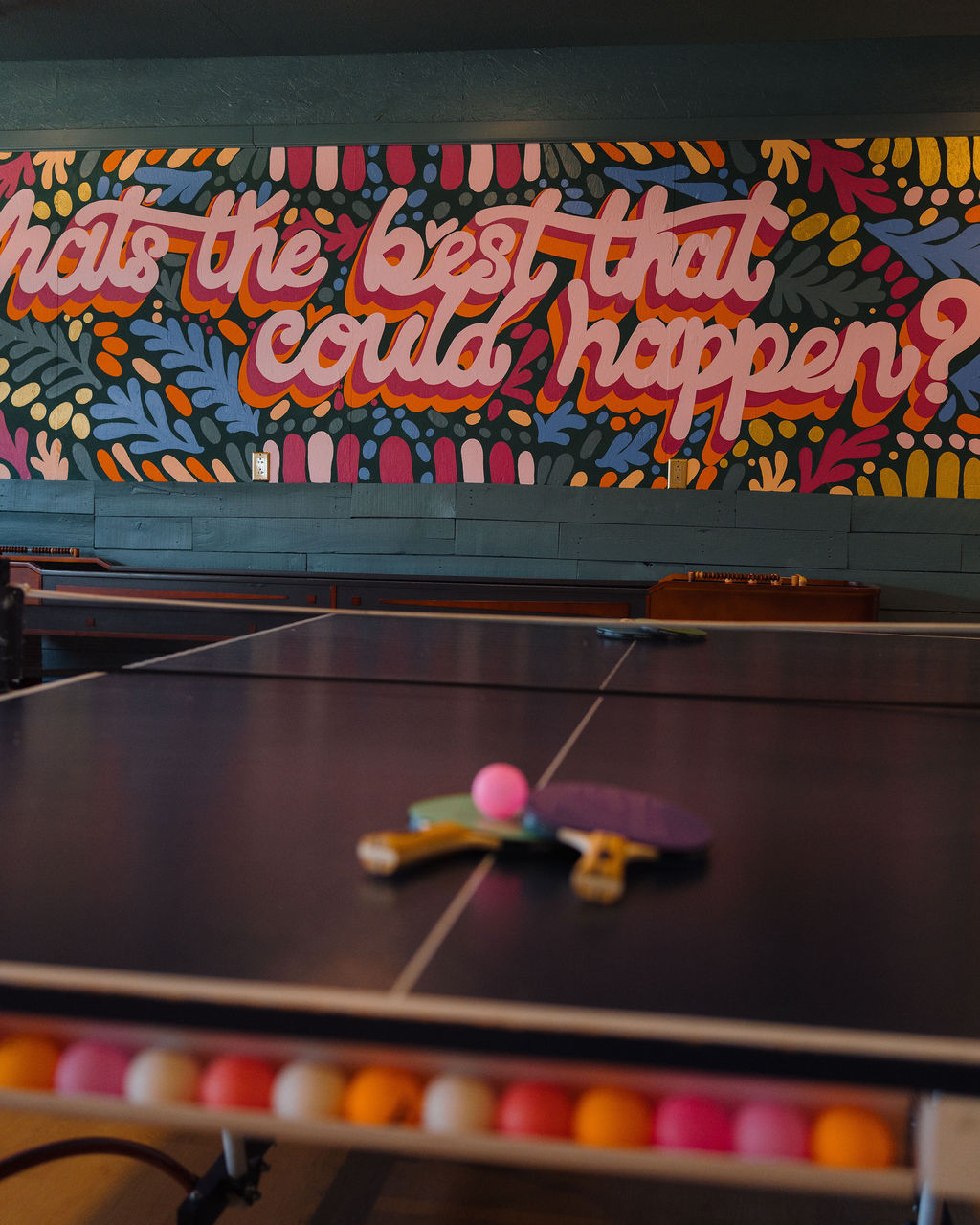 The ultimate swanky game room experience! 