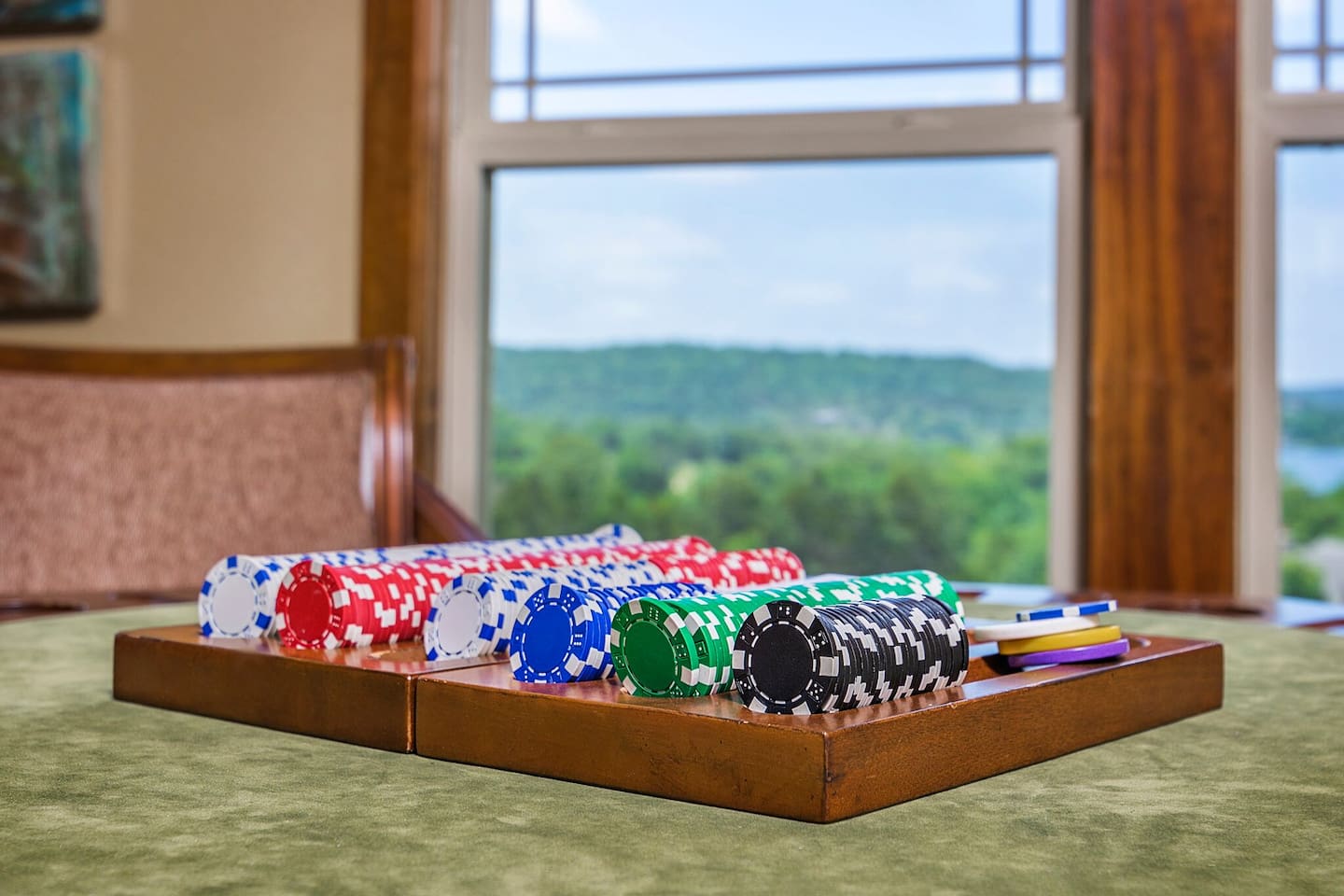 Community Clubhouse with card table