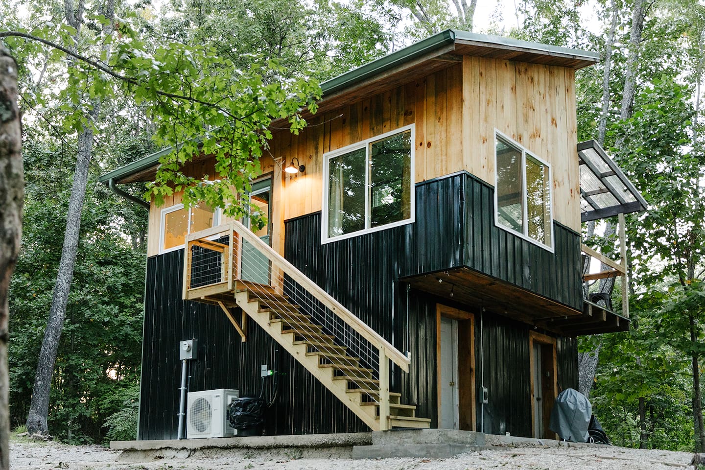 back of cabin