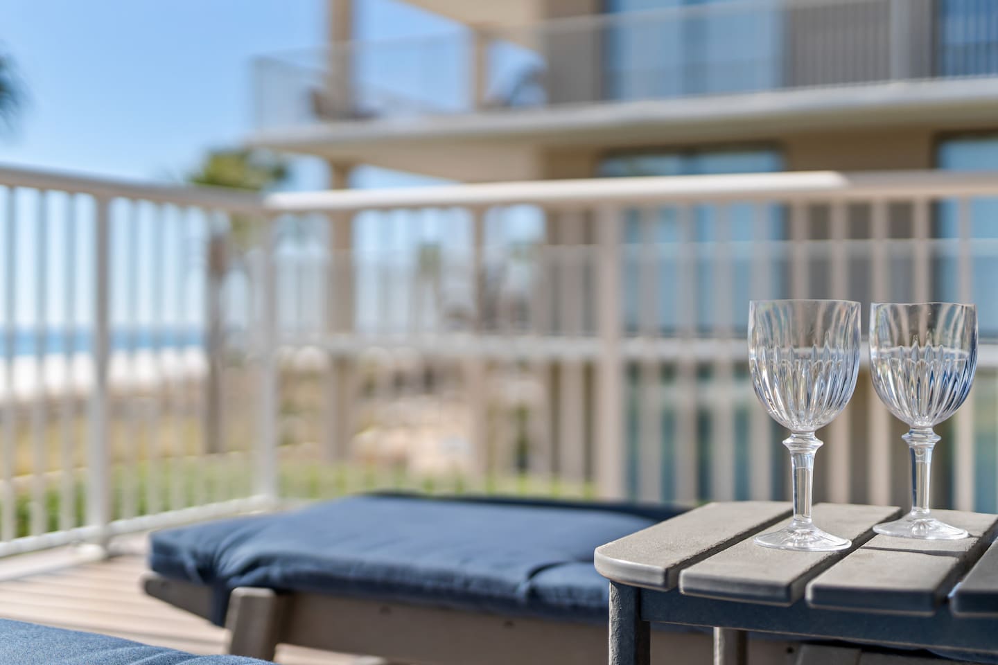 Relax on the Balcony with a drink