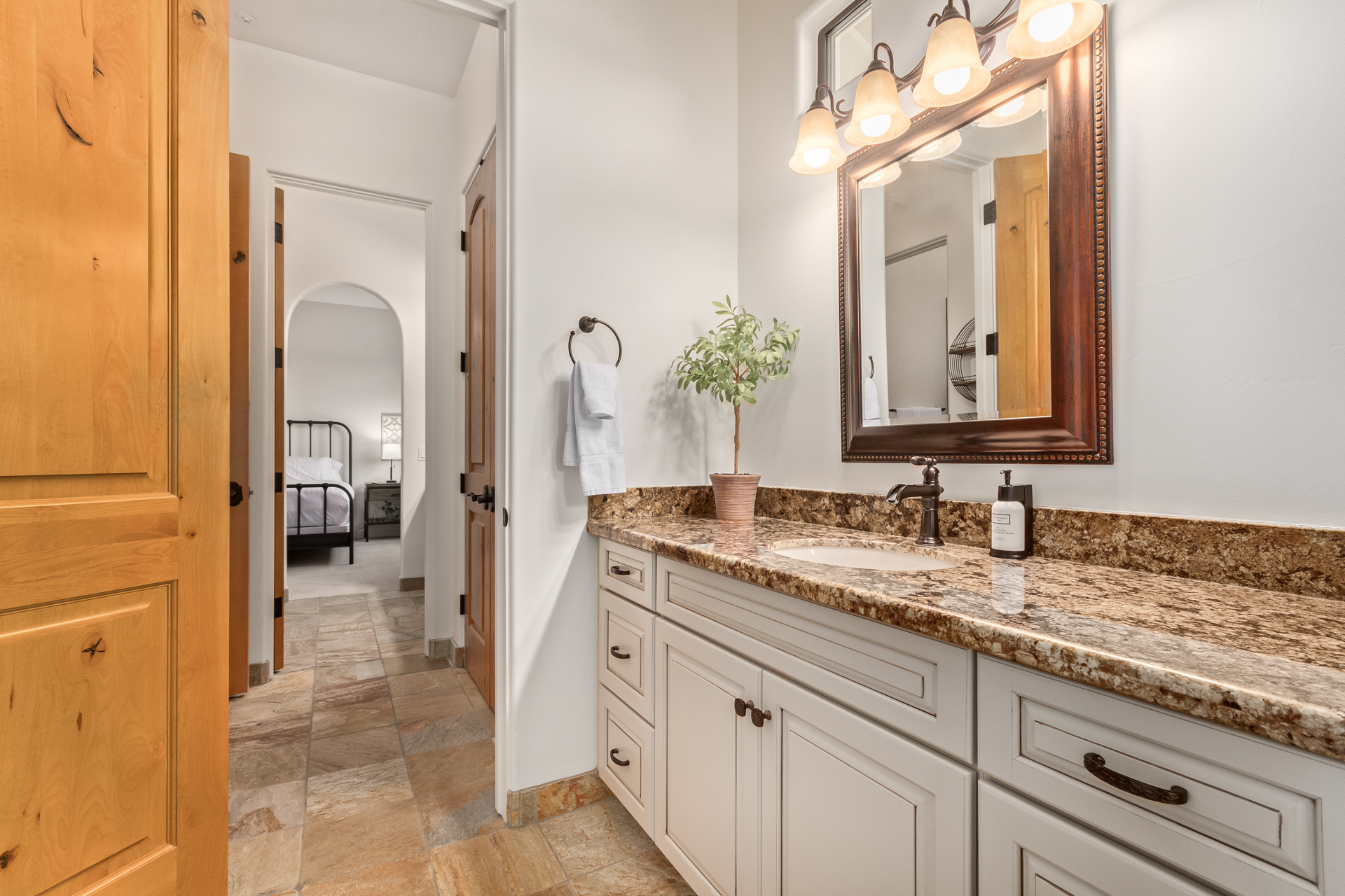 Bedroom 3 vanity - shared bath w/ bedroom 2 - tub/shower combo