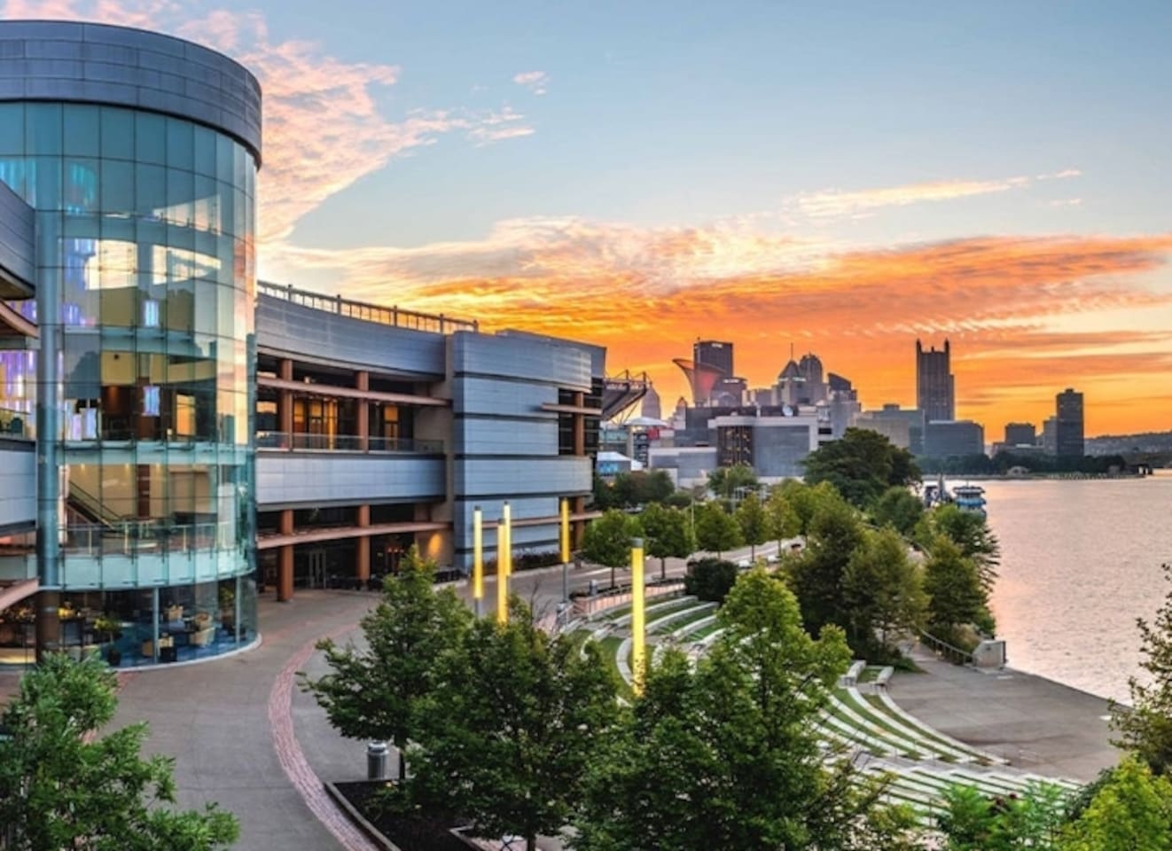 5 miles approximately per Google maps.  Do a Google search for more details and exact directions. Rivers casino.