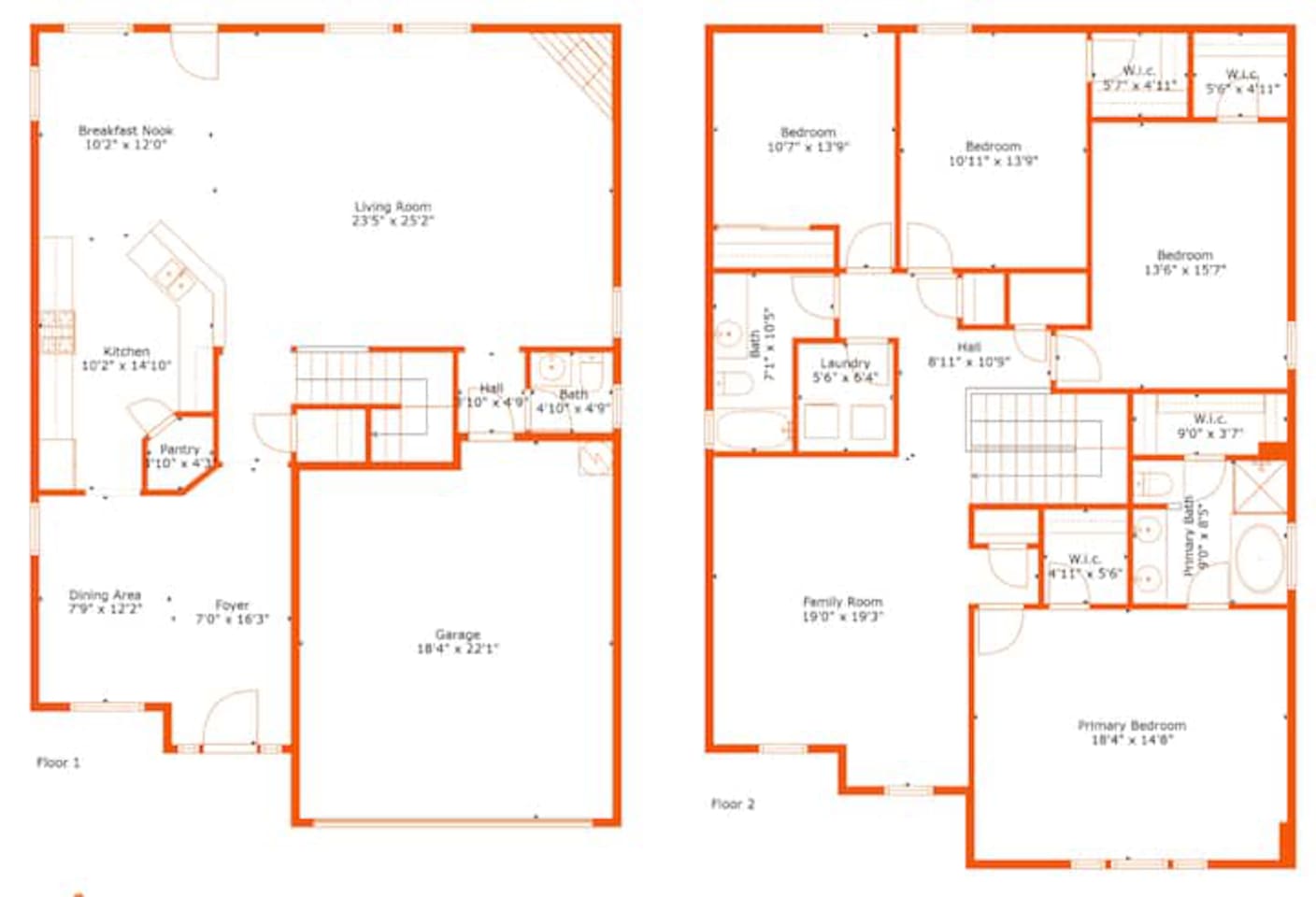 Spacious two-story layout with open living areas, full kitchen, multiple bedrooms, and family room—plenty of space for everyone to relax and recharge.