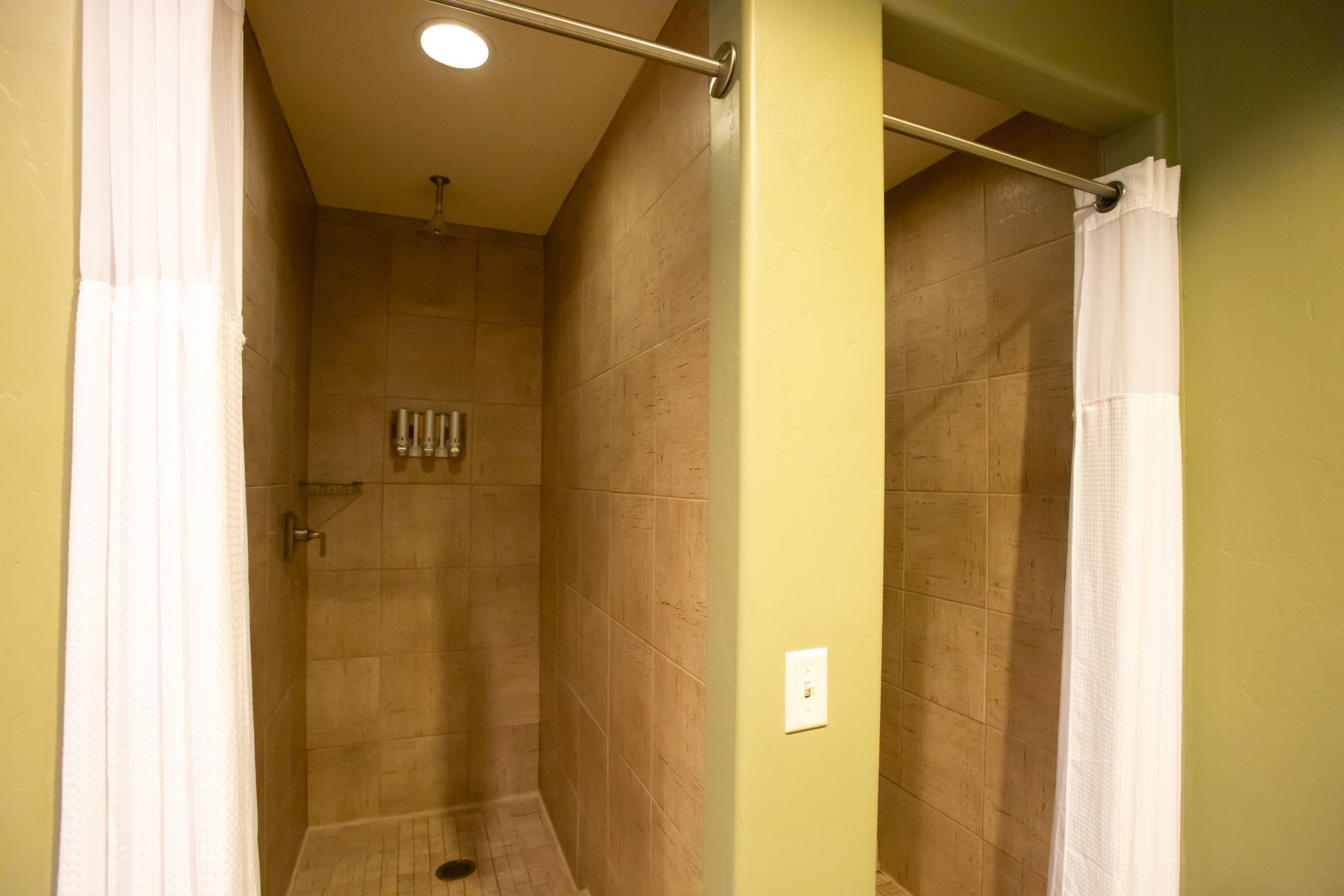 Showers in Locker Room