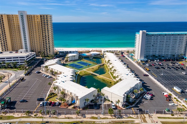 Aerial of Sugar Beach Complex