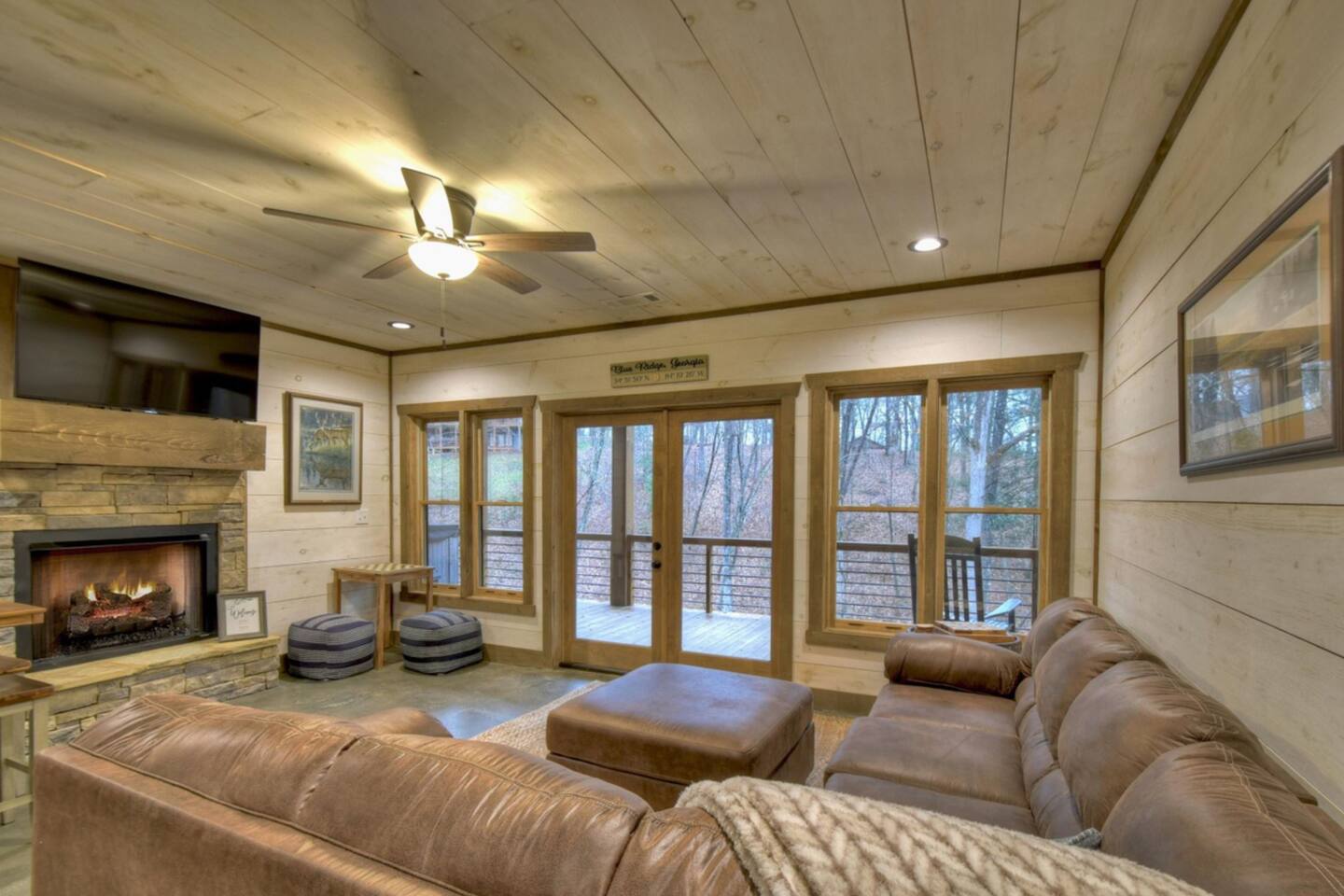 Additional view of the game area and lower level family room