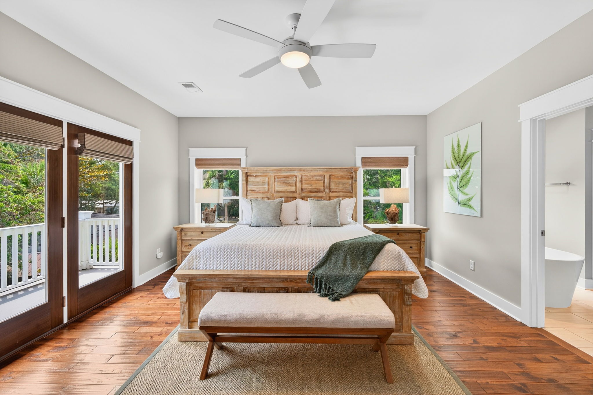 King Suite Bedroom 2 | Driftwood Dreams | 105 Forest Trail | Isle of Palms, SC | IOP Escapes