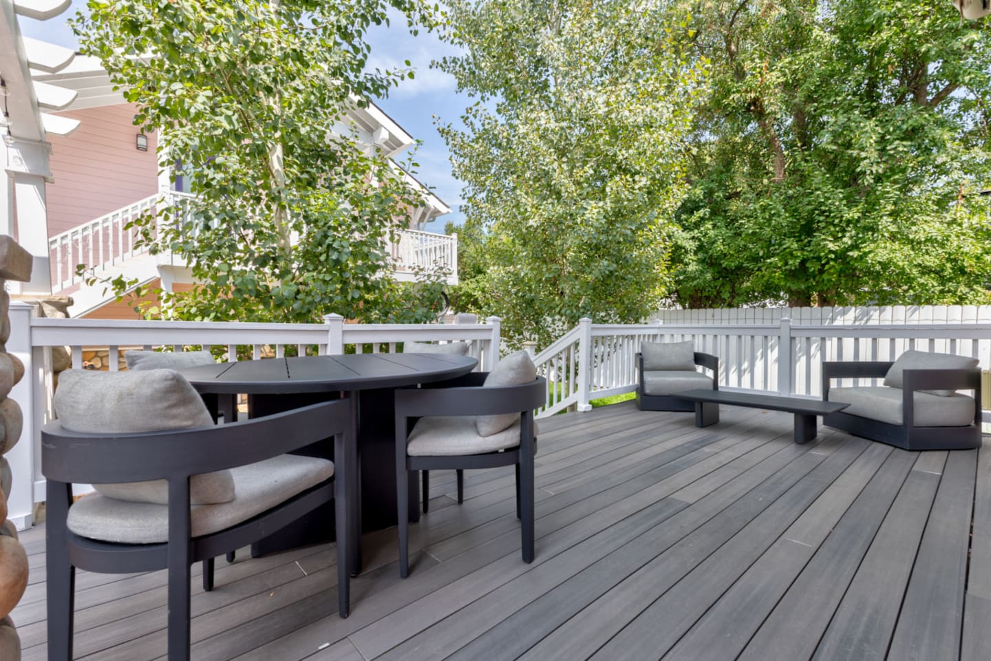 Patio Access to Backyard and Carriage House 