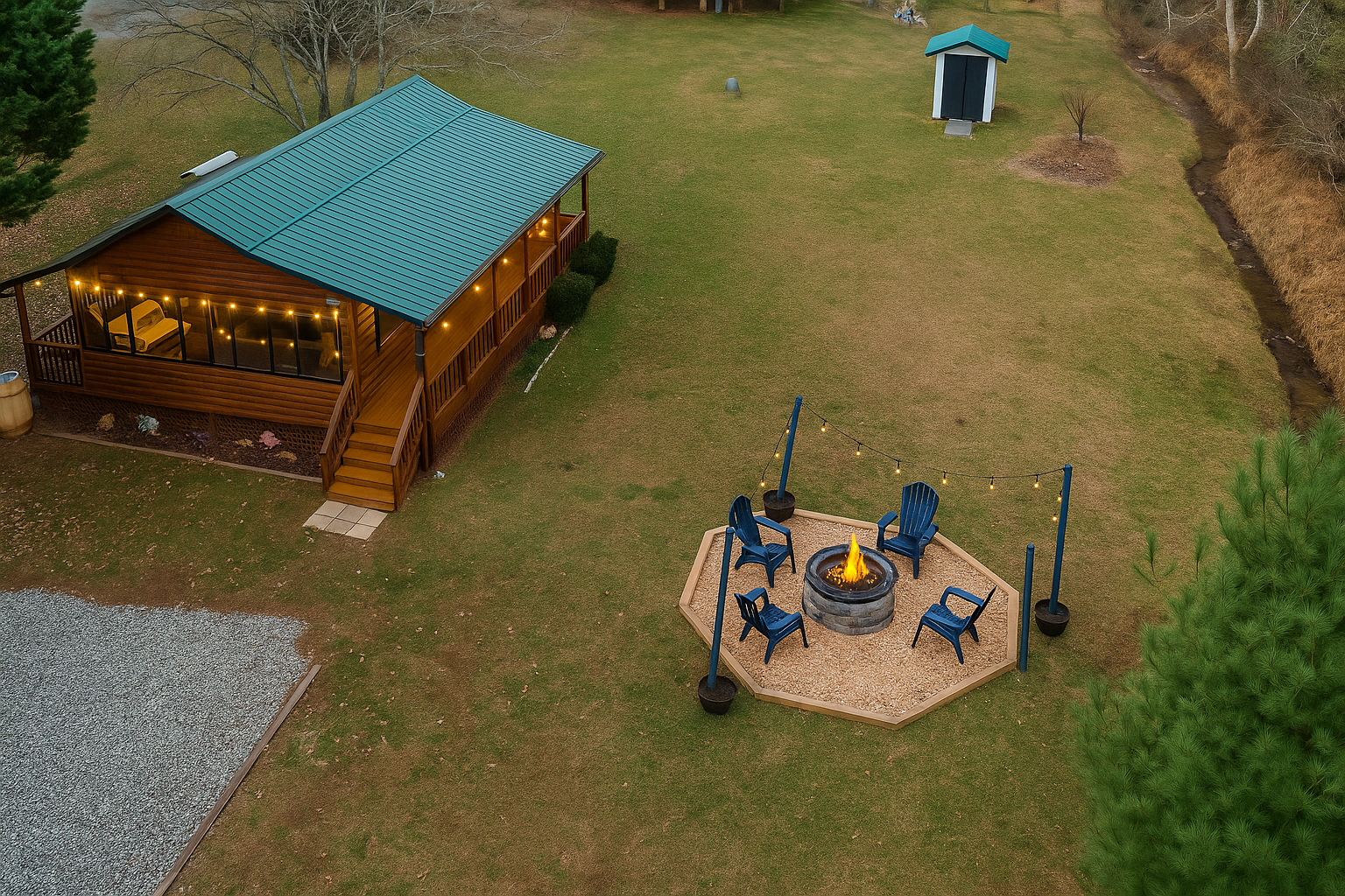 Aerial View of Timber and Tin 2