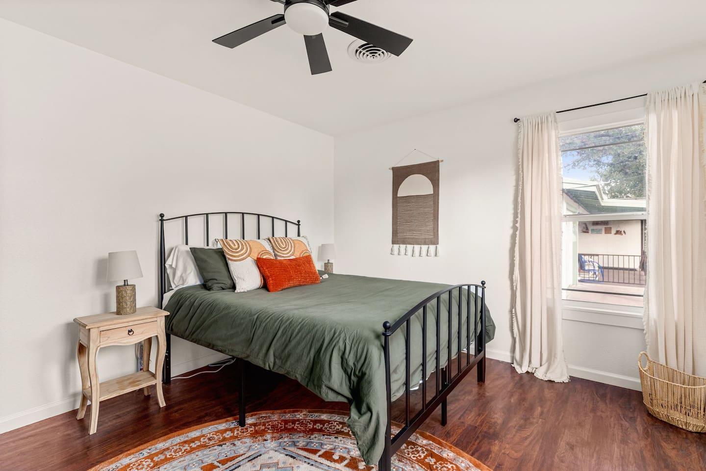 Our second bedroom features a plush memory foam mattress.
