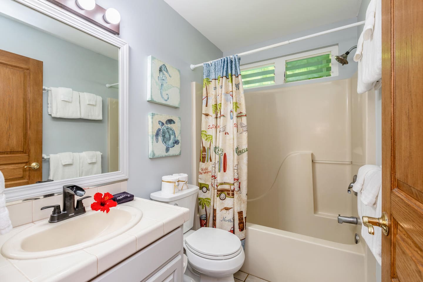 Lani Hanalei Ohana bathroom.