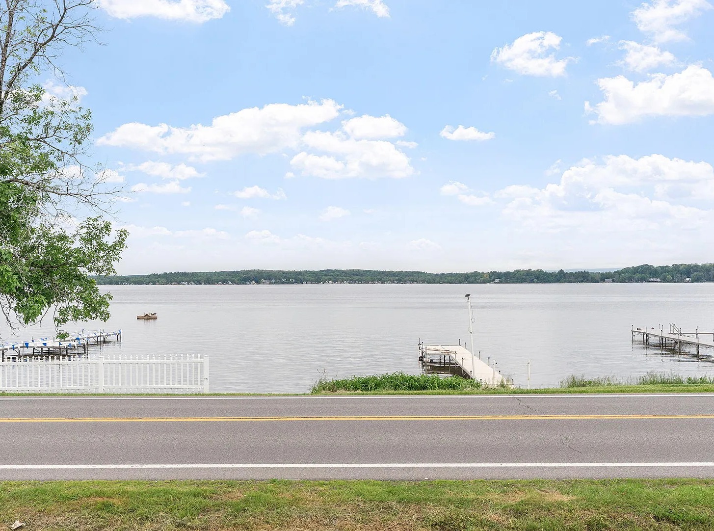 Enjoy your own private dock, sandy beach area, and beautiful lakefront views during your stay.