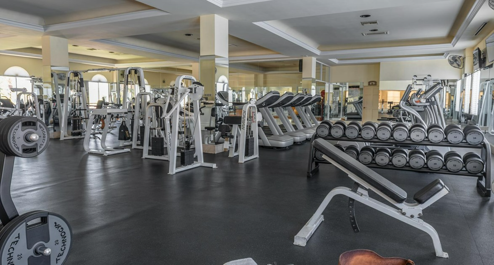 Gym at Pueblo Bonito Sunset while staying at Montecristo, Vacation Travel Exclusives