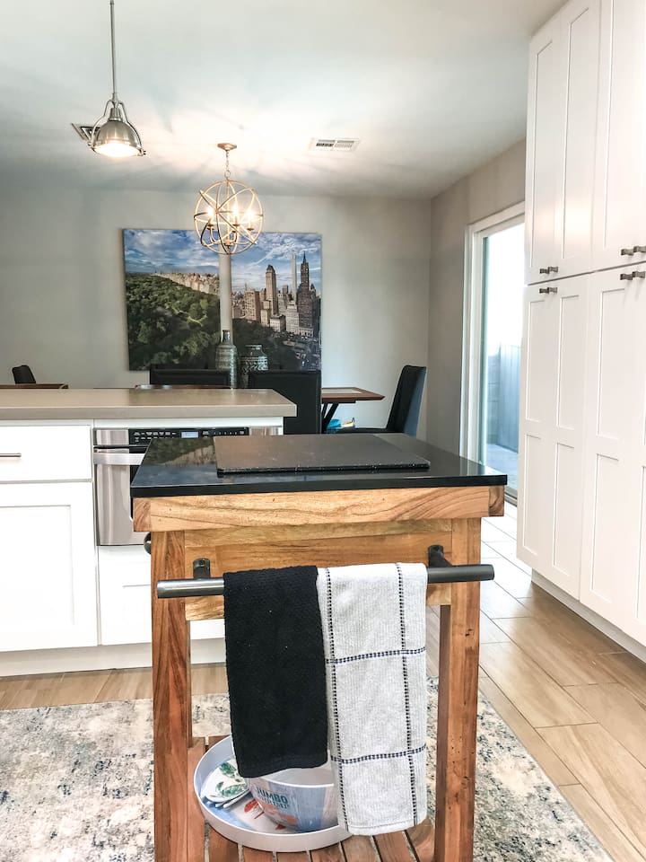 Kitchen island for added counter