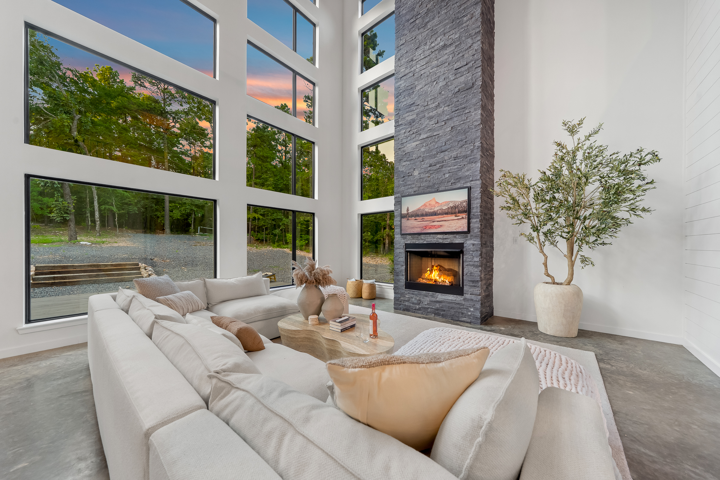 Modern living room - perfect combination of luxury, comfort, and cozy