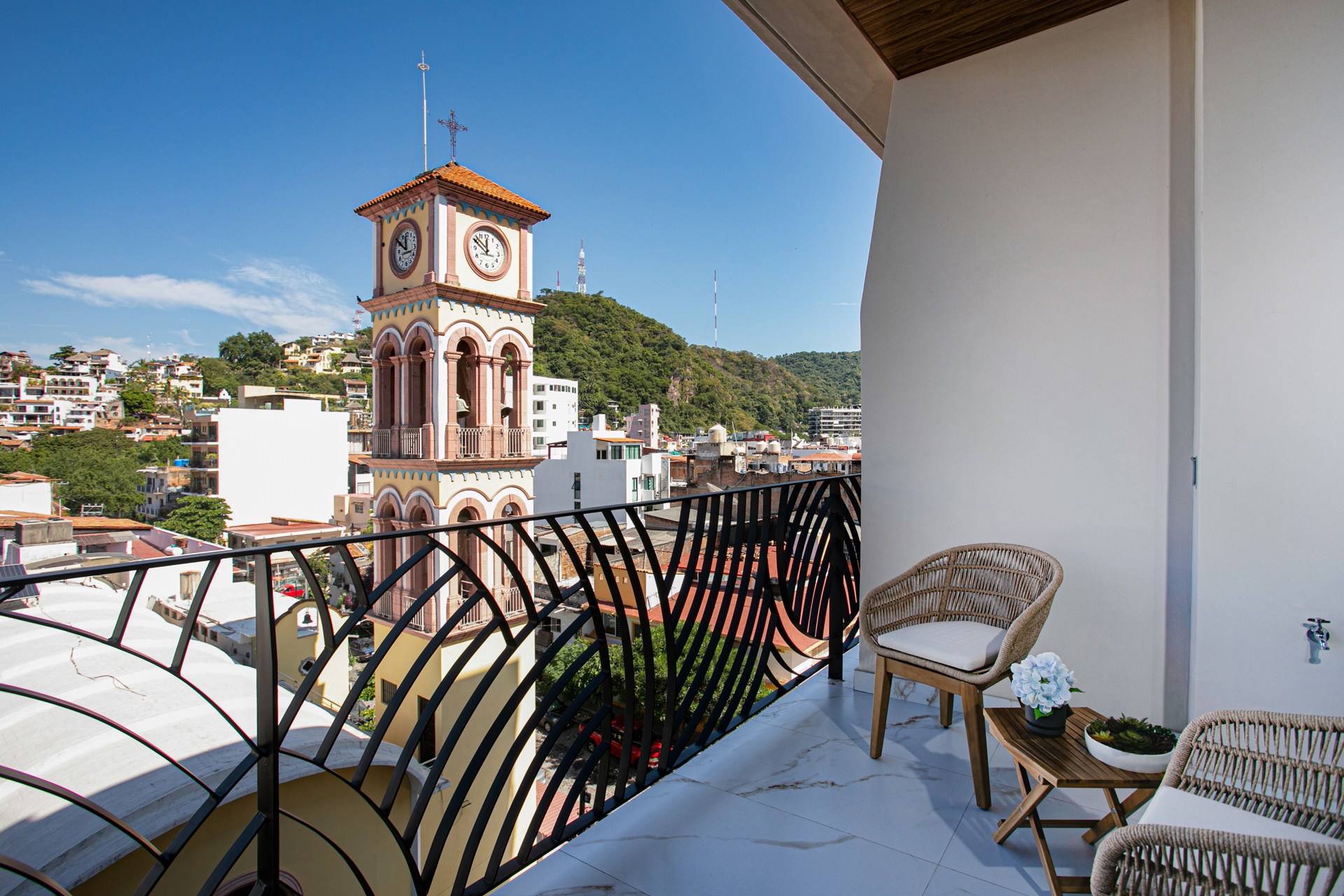 Start your morning on the private balcony with refreshing mountain views and a serene, calming breeze.