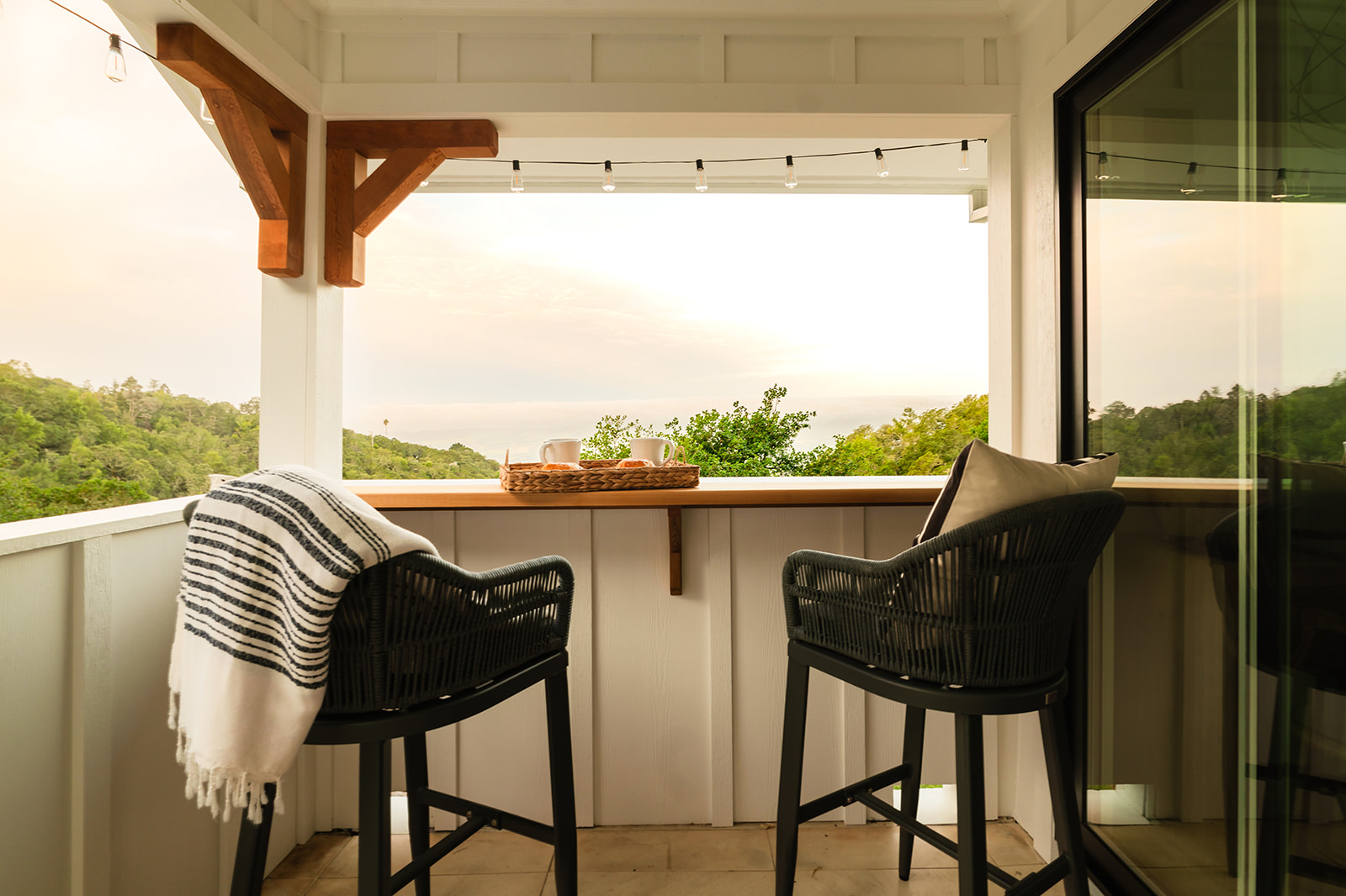 Morning Coffee on the Deck off the Primary Suite