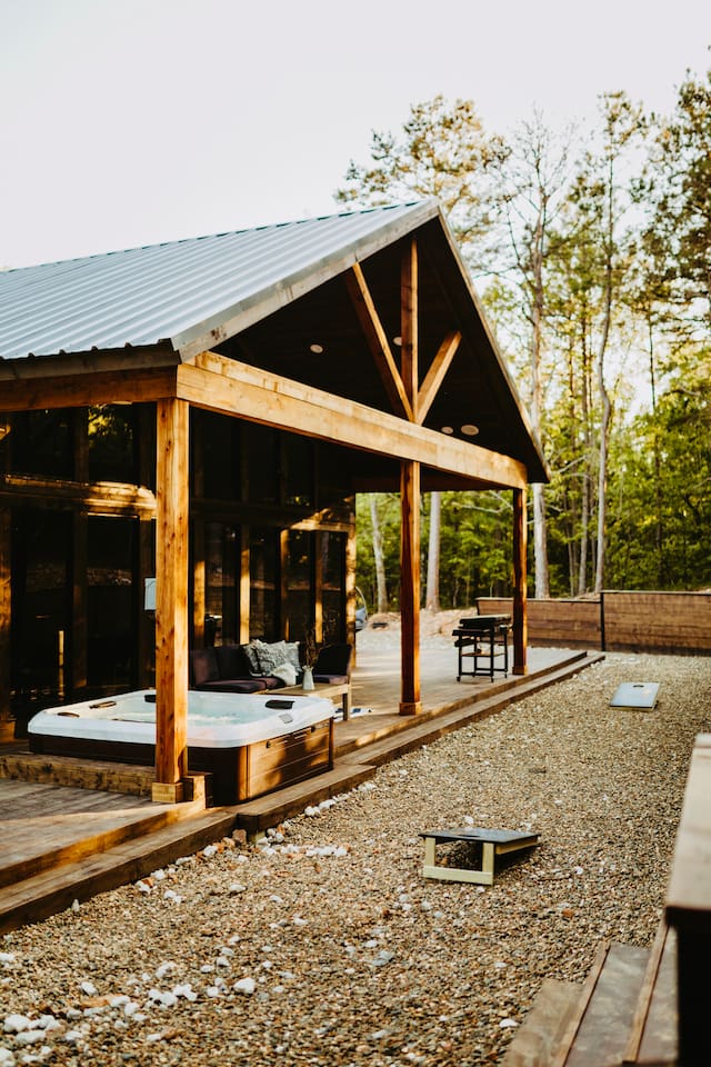 Enjoy amazing views from the back deck