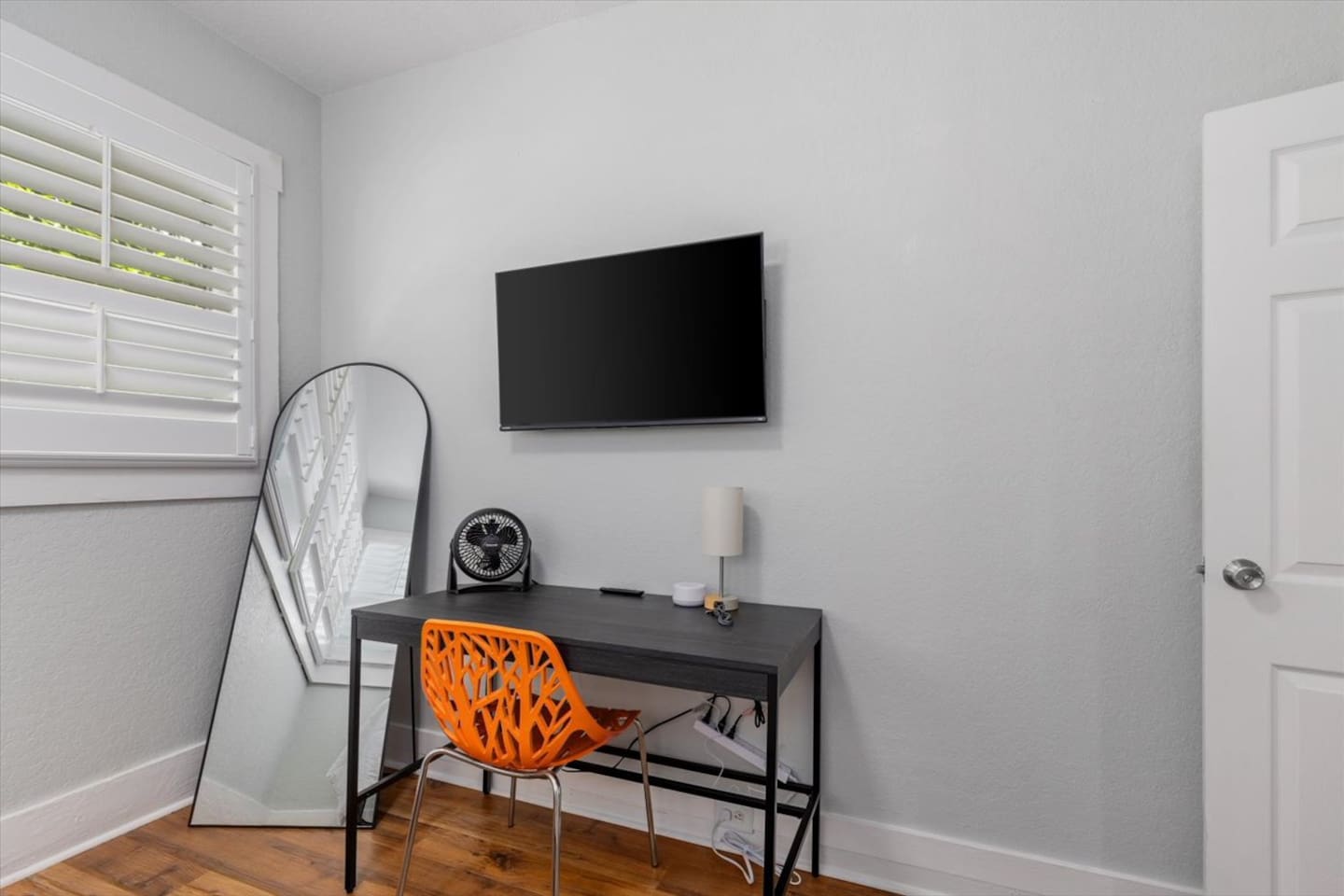 Workspace in primary / queen bed room 