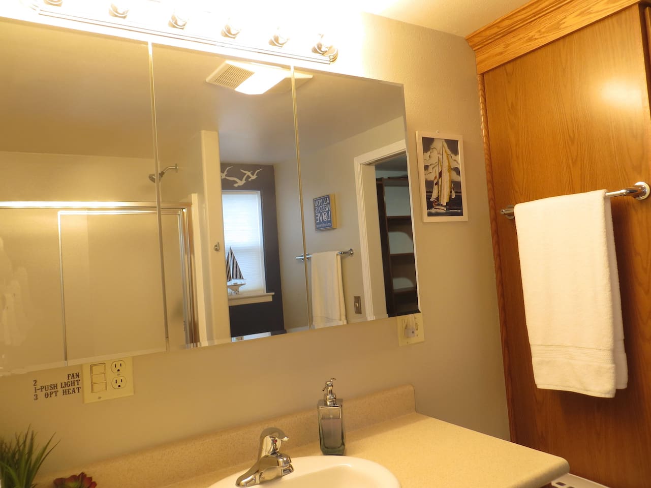 master bath shower only