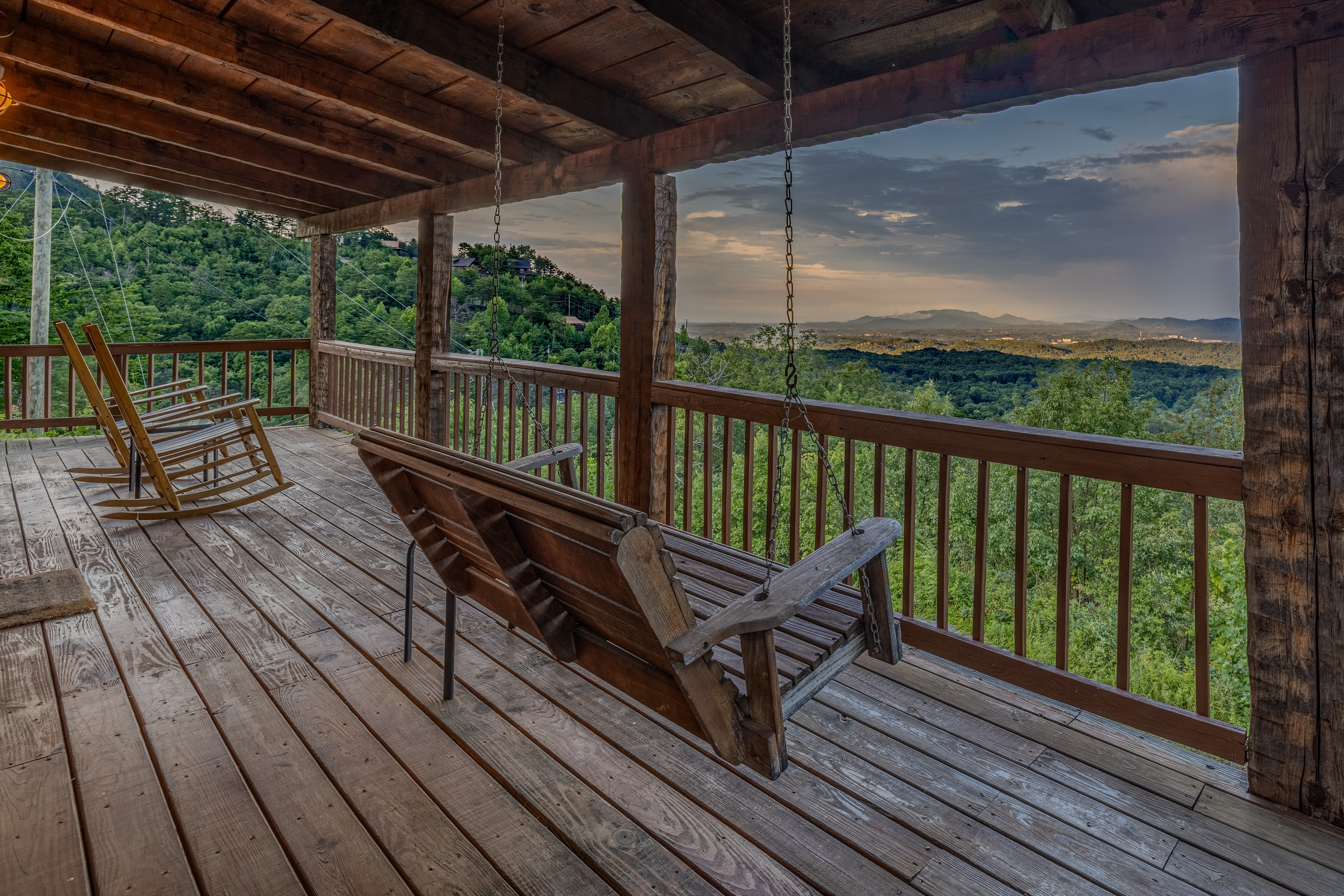 Kick back and enjoy the mountain views