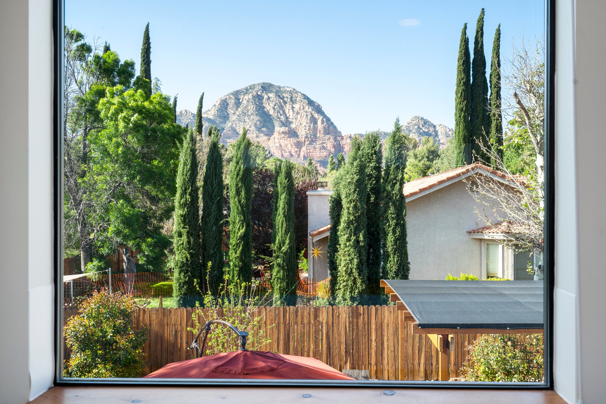 Casita view of Thunder Mountain
