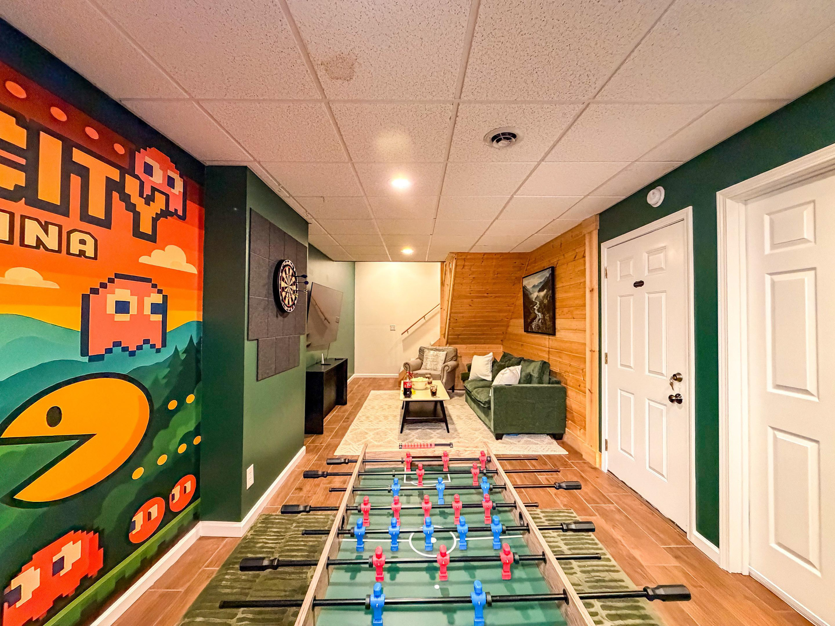 How about a competitive game of foosball?