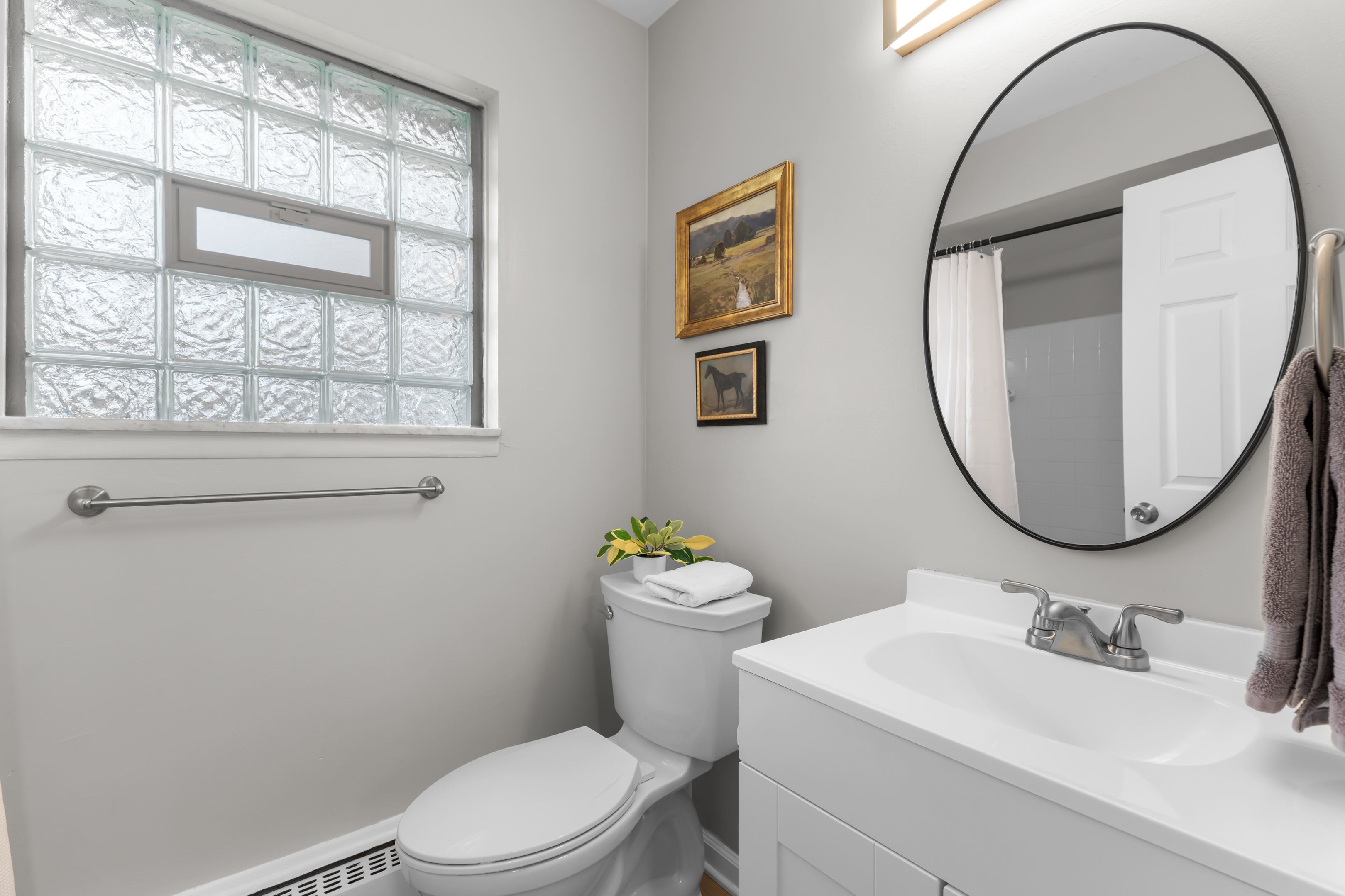 A fresh start in my sparkling clean bathroom.