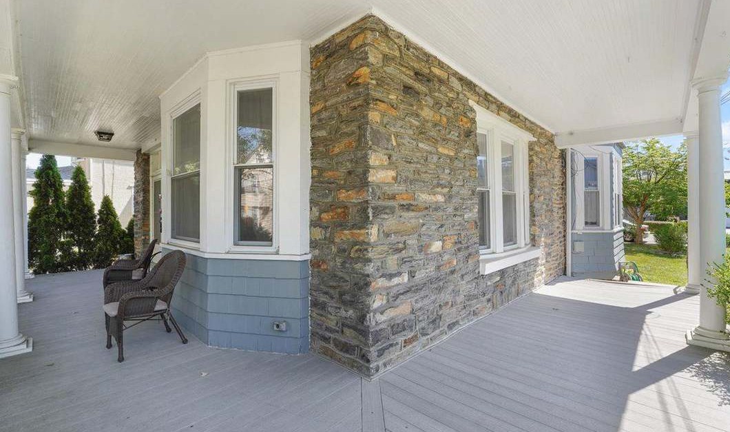 The Glenolden Slate Haven offers first floor living in a quiet suburban neighborhood.