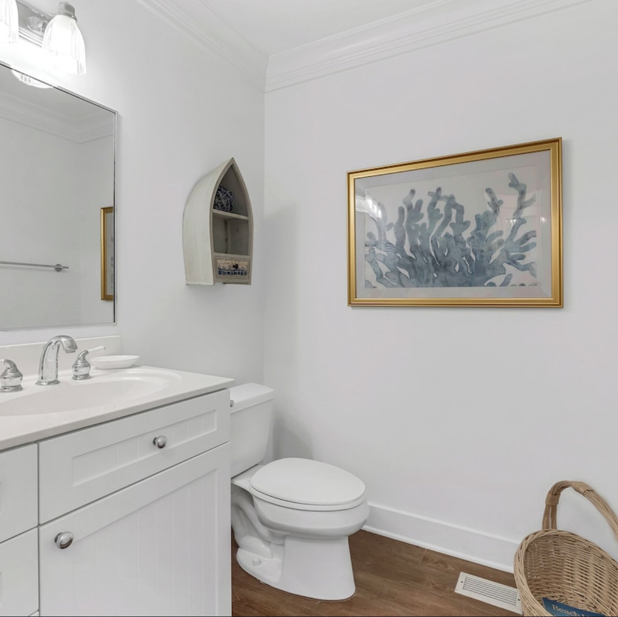 Half Bathroom off Kitchen