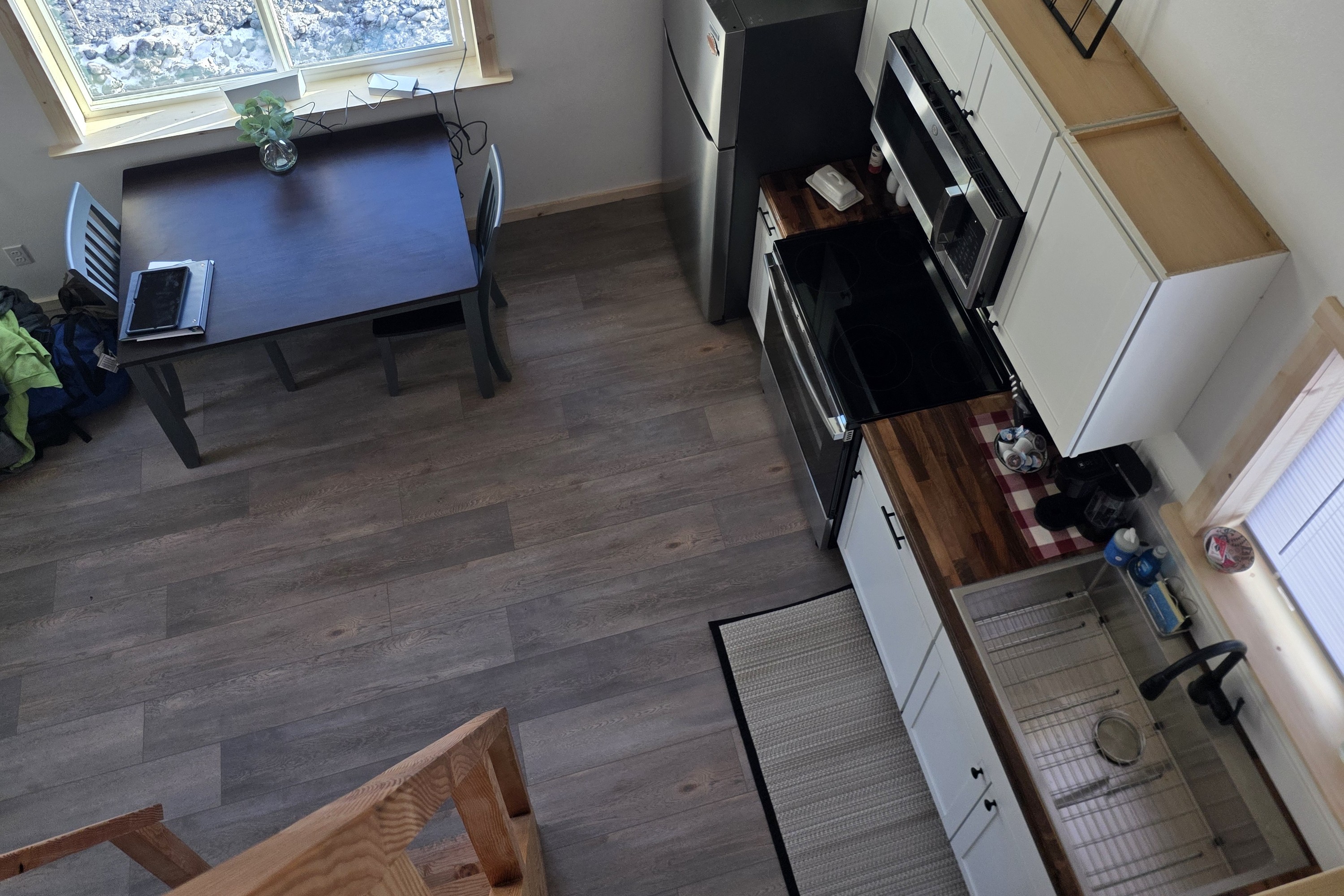 View of main floor from loft.