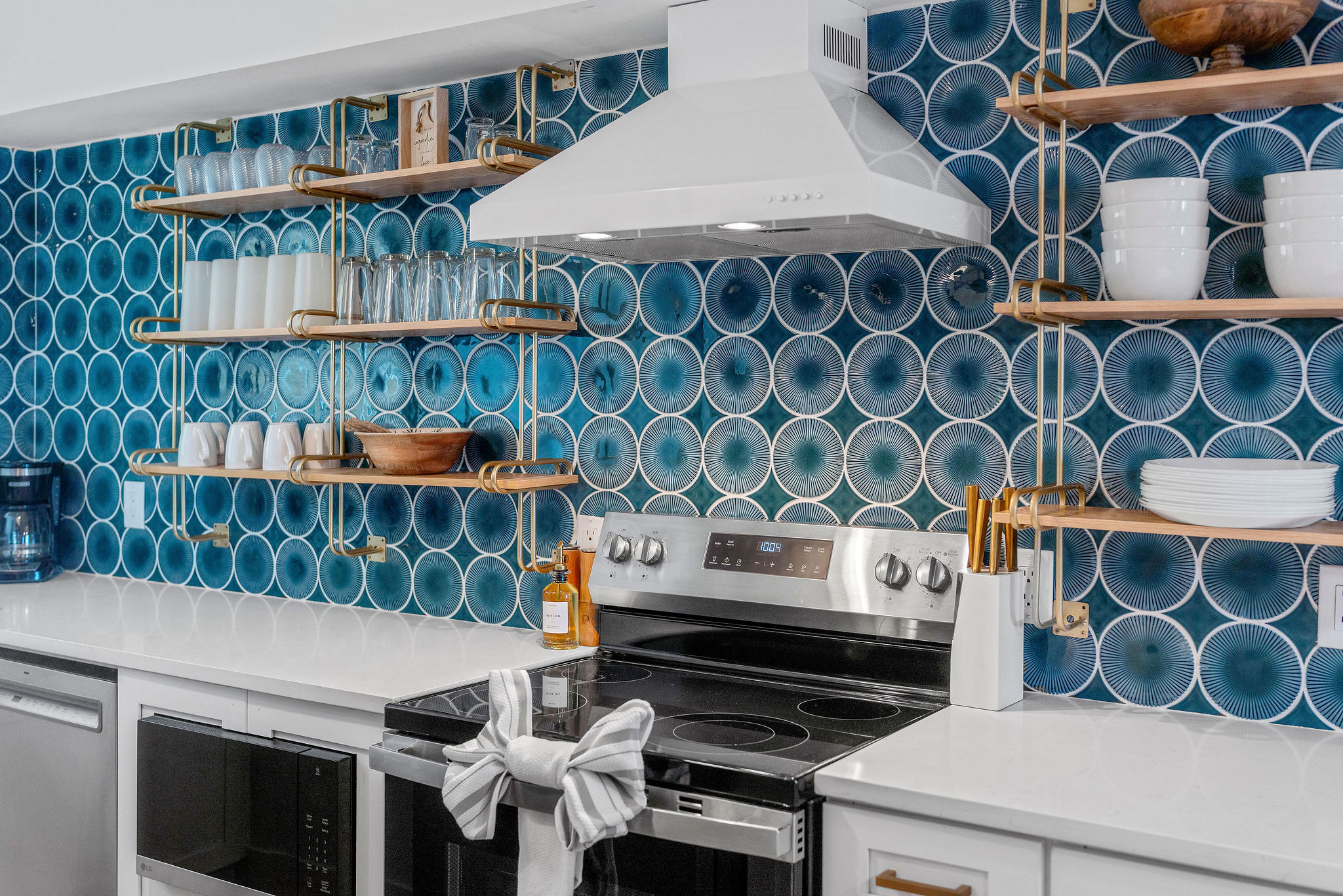 Chat with the chef in the kitchen while setting the table. The open floor plan keeps everyone connected during your stay.