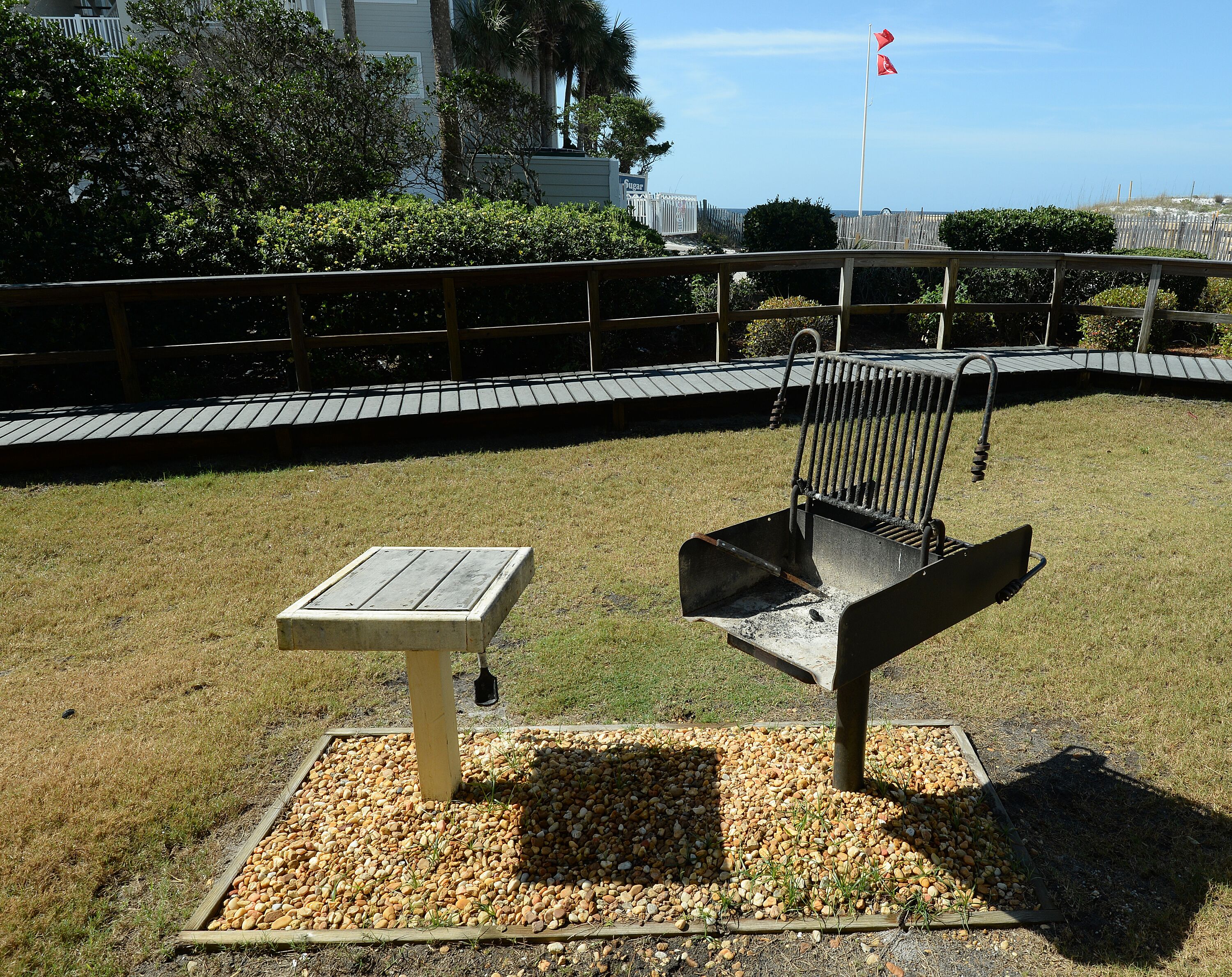 Grills for guest use