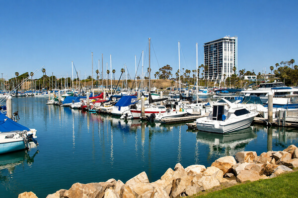 Walk to Oceanside Harbor for fishing charters or Jet Ski rentals