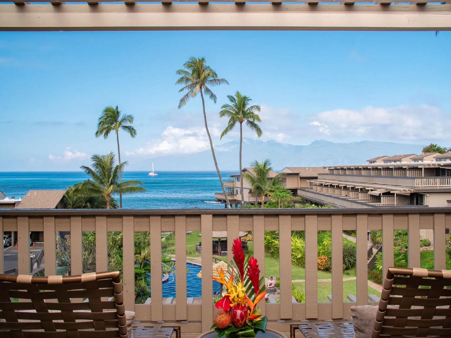 View from primary bedroom lanai