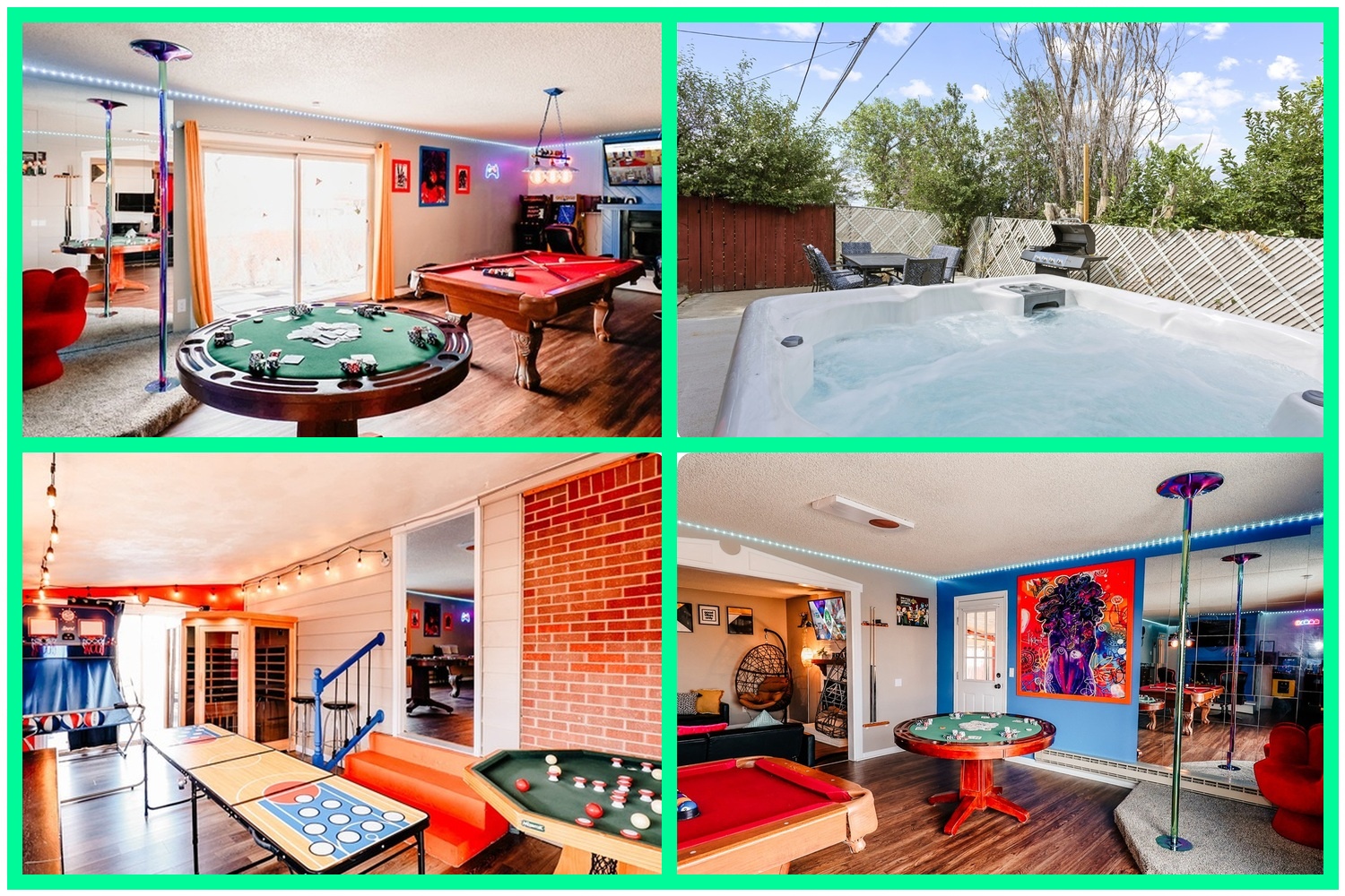 Game Room And Hot Tub Oasis - Stylish Retreat For Fun And Relaxation - Denver, CO