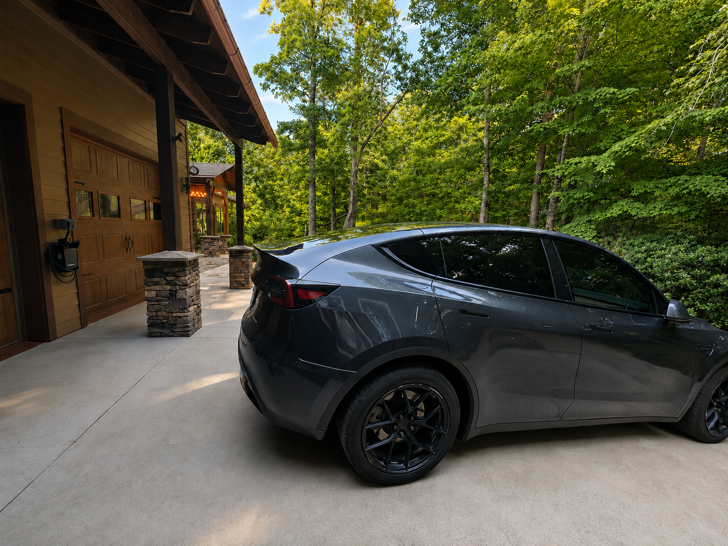 {Level 2 EV Charging}

Arrive, plug in, and let your car recharge while you settle into vacation mode. Whether you're heading out to explore or staying in to unwind, our convenient Level 2 EV charger keeps your vehicle ready for every adventure. 🚗🌿