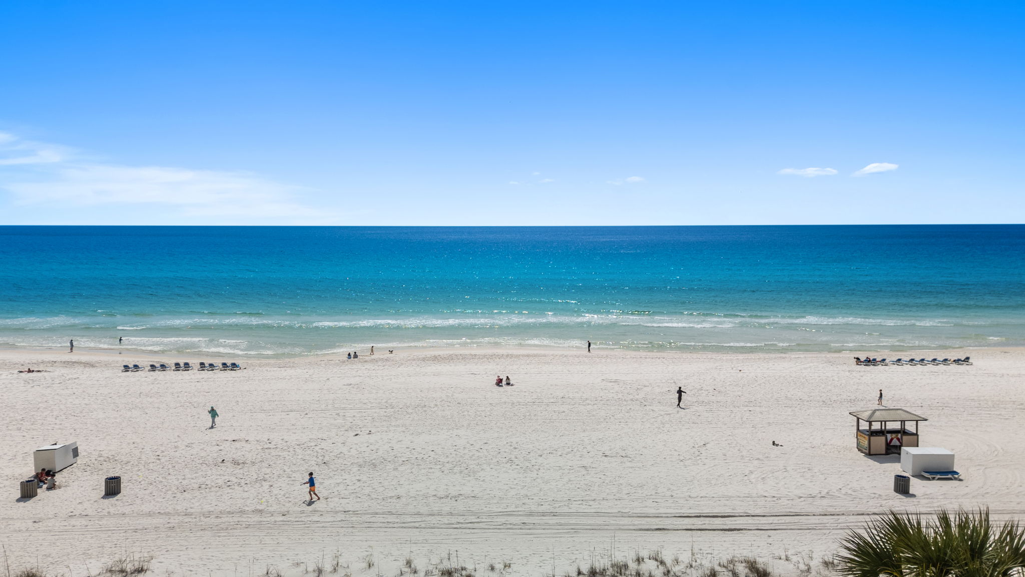 View of the ocean from the balcony