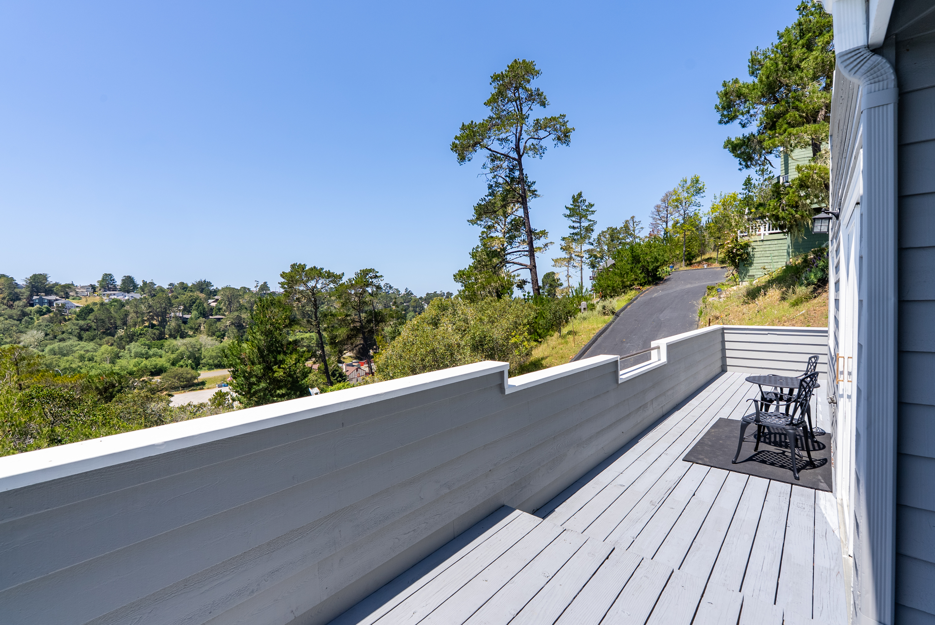 Breathtaking views from the deck.