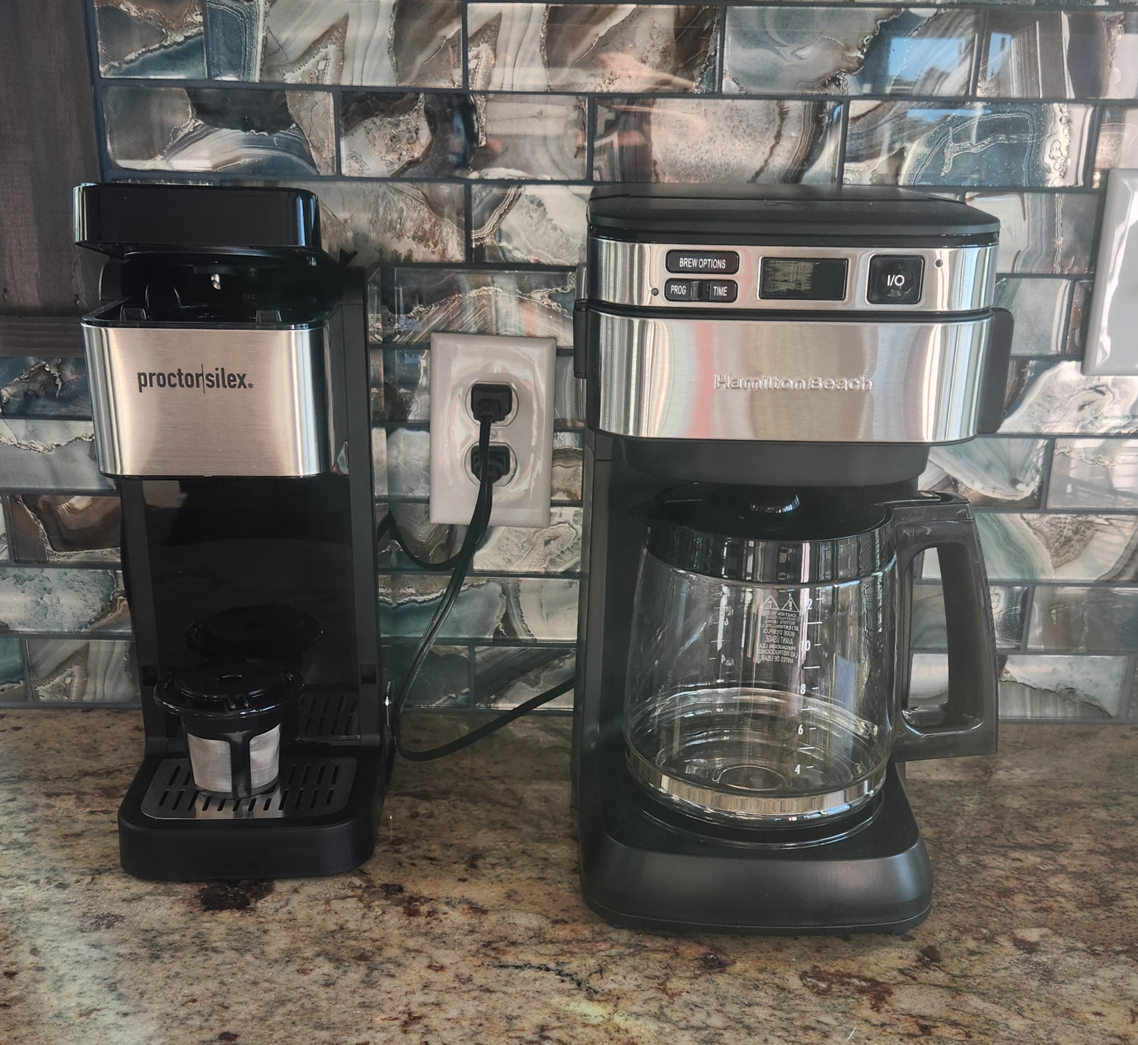 Pod and regular coffee maker